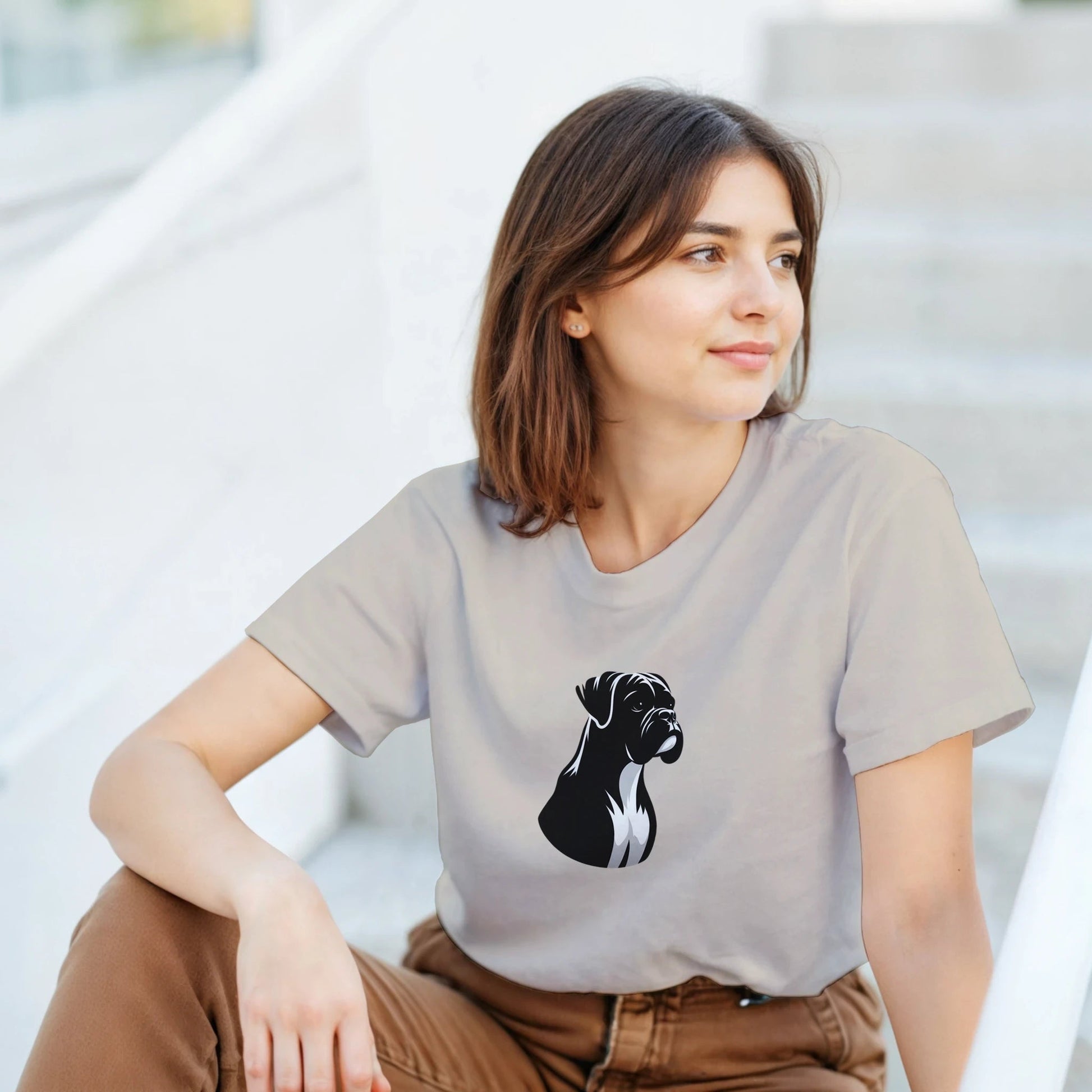 Boxer Silhouette T-shirt - Petselfie