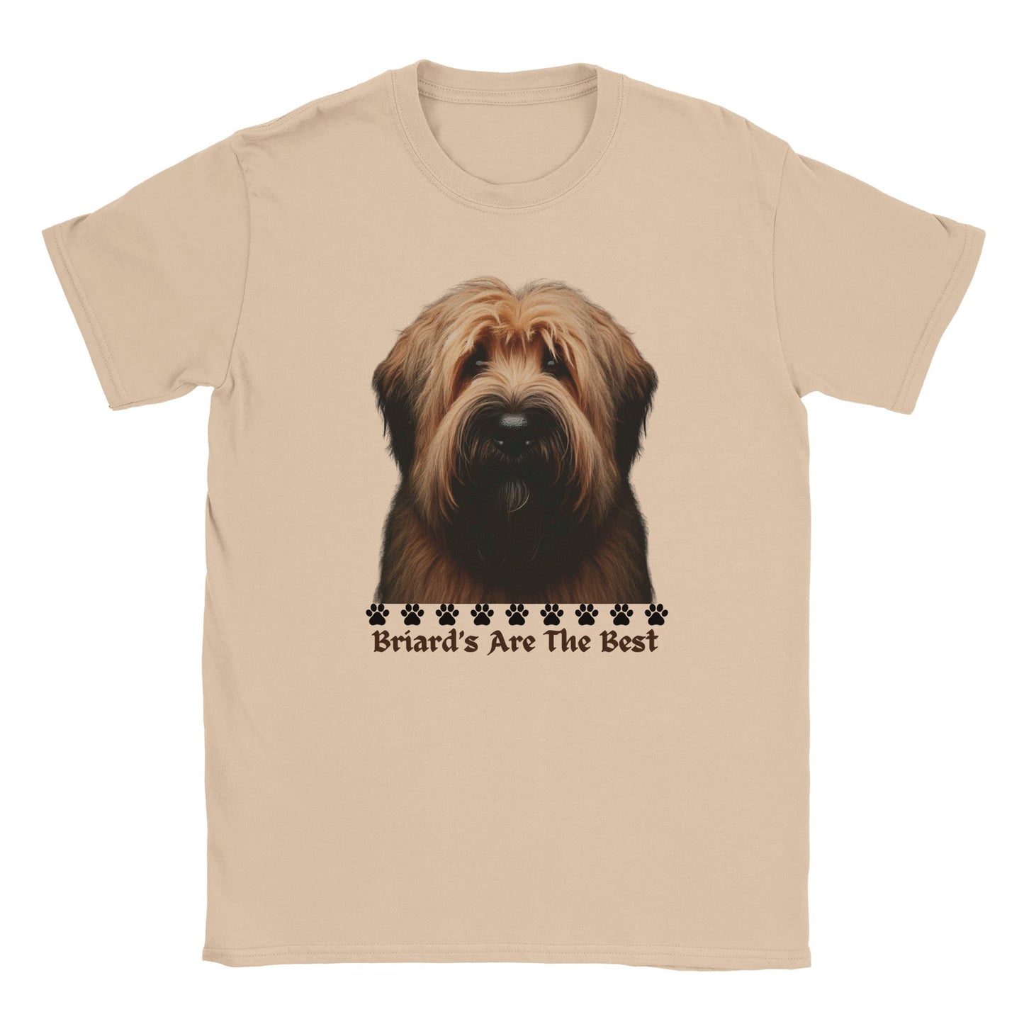 Briard Dog T-Shirt - PetSelfie - Petselfie