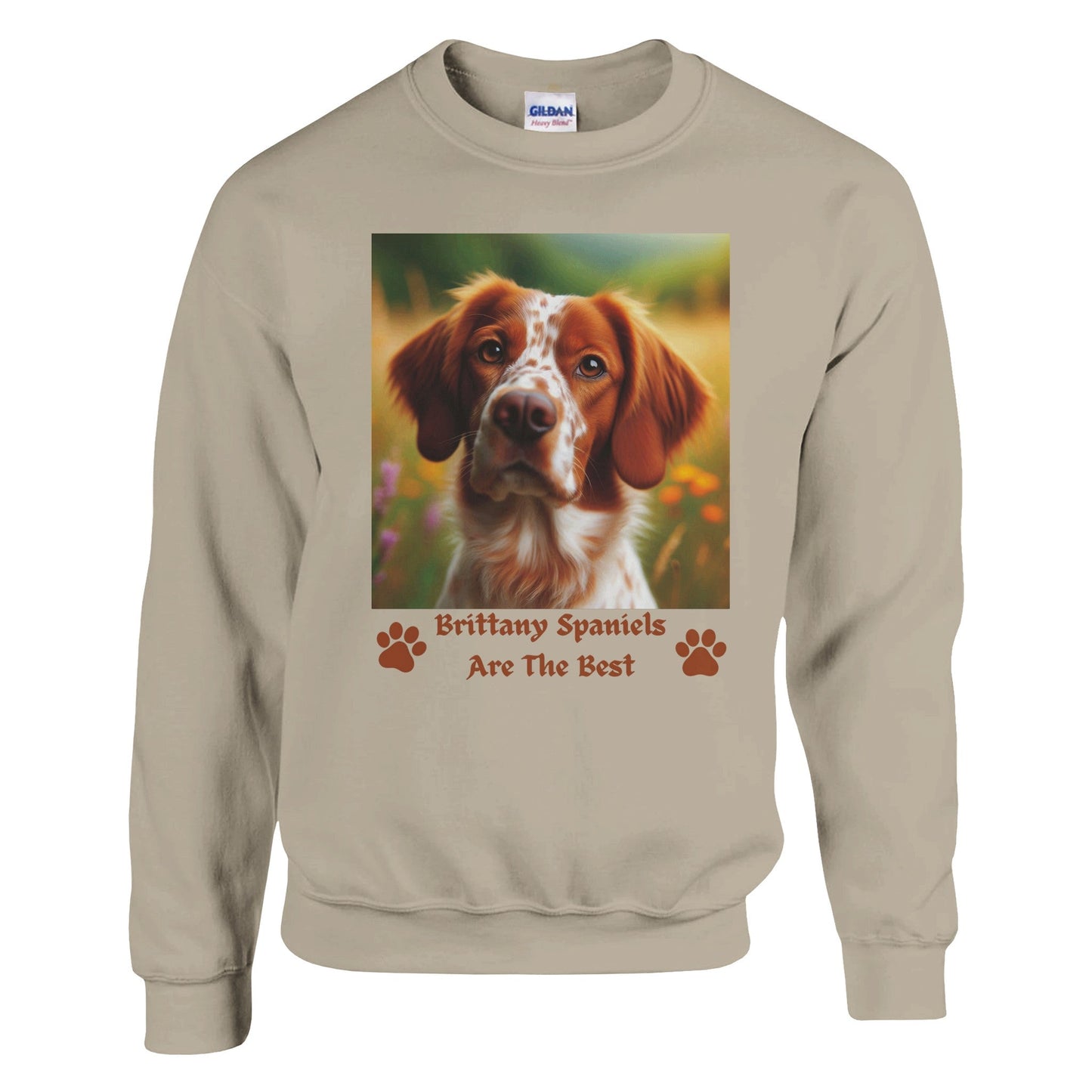 Brittany Spaniel Dog Sweatshirt - PetSelfie - Petselfie