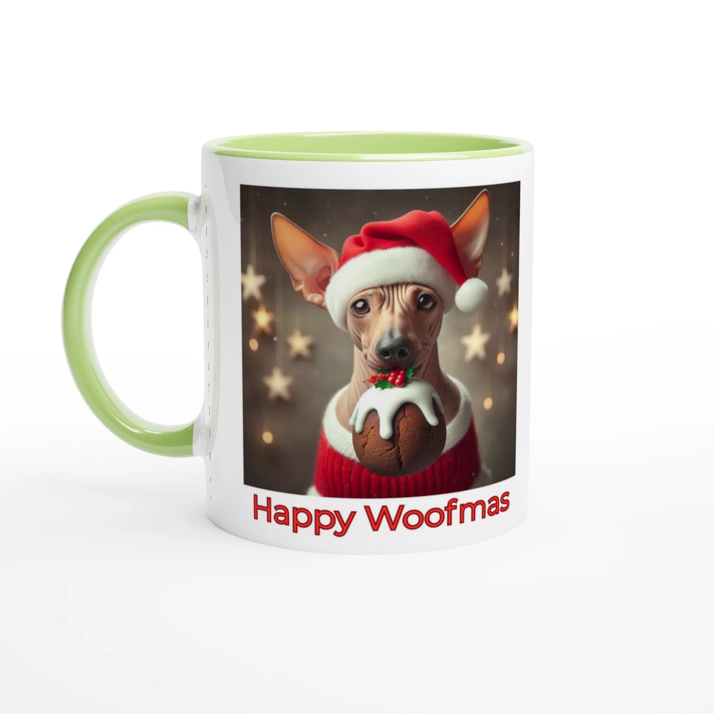 Chinese hairless crested Mug with Colour Inside - Petselfie