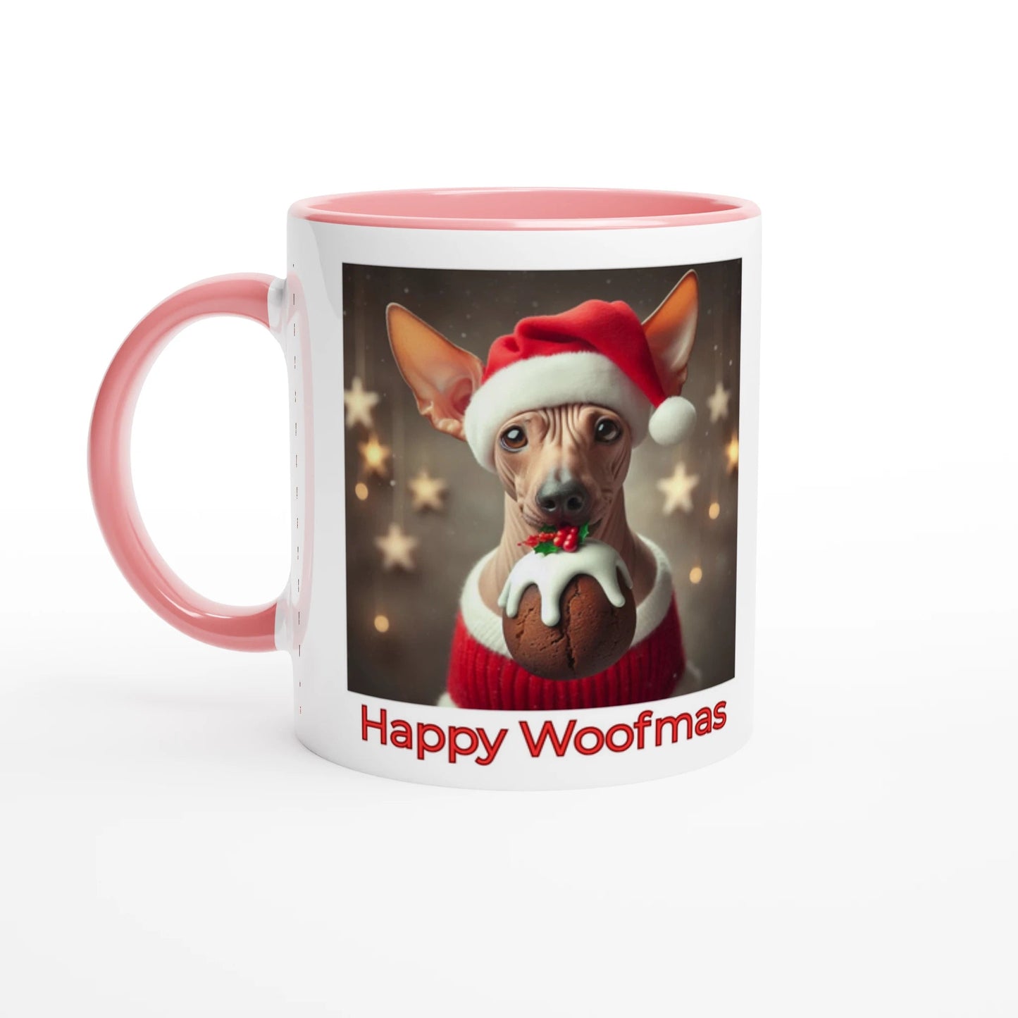 Chinese hairless crested Mug with Colour Inside - Petselfie