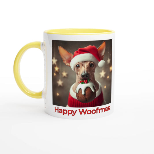 Chinese hairless crested Mug with Colour Inside - Petselfie