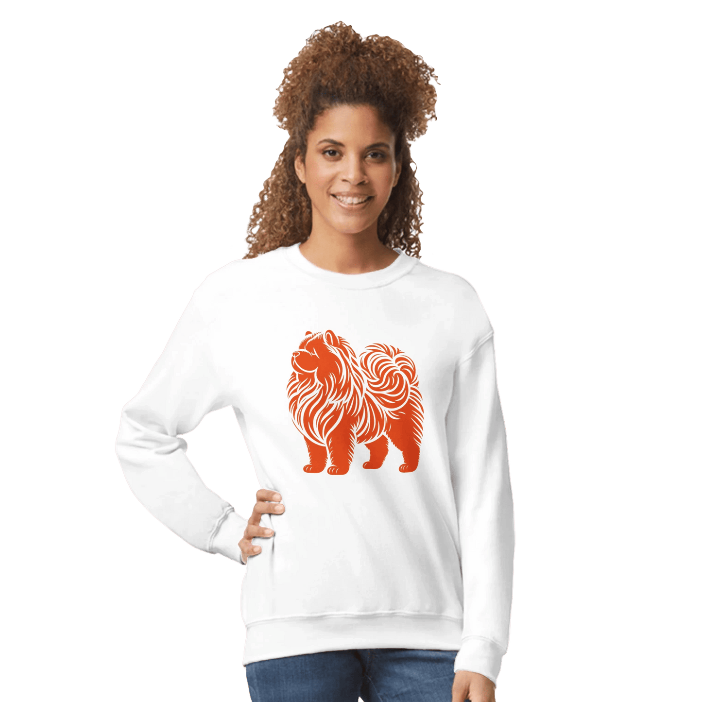 Chow Chow Silhouette Sweatshirt - Petselfie