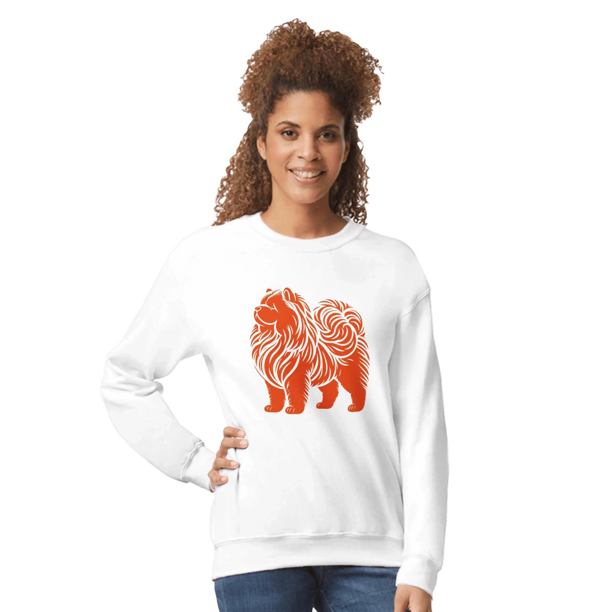 Chow Chow Silhouette Sweatshirt - Petselfie