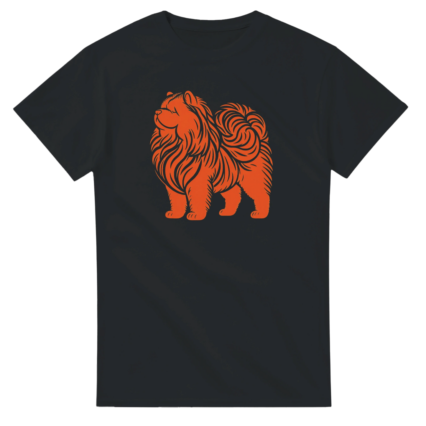 orange Chow Chow Silhouette T-Shirt - Petselfie