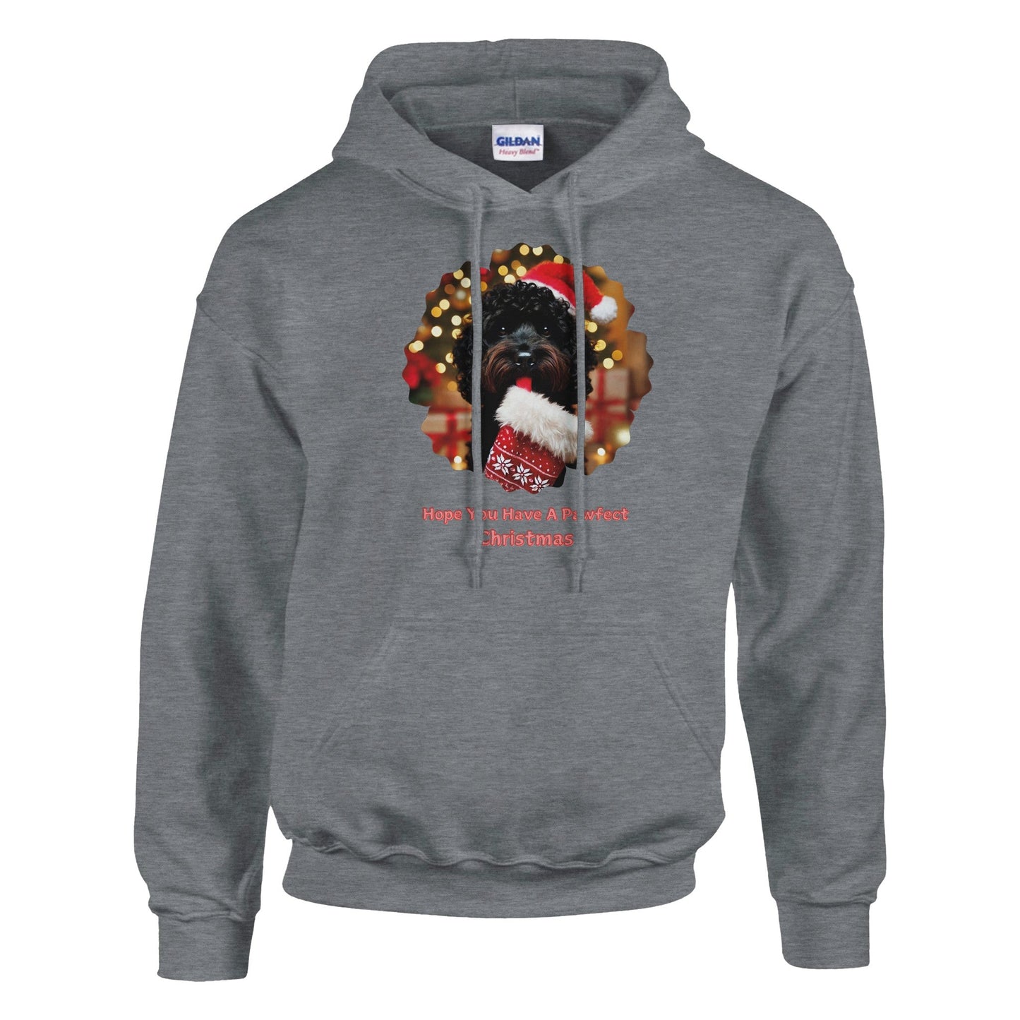 Cockapoo Black Christmas Hoodie - Petselfie