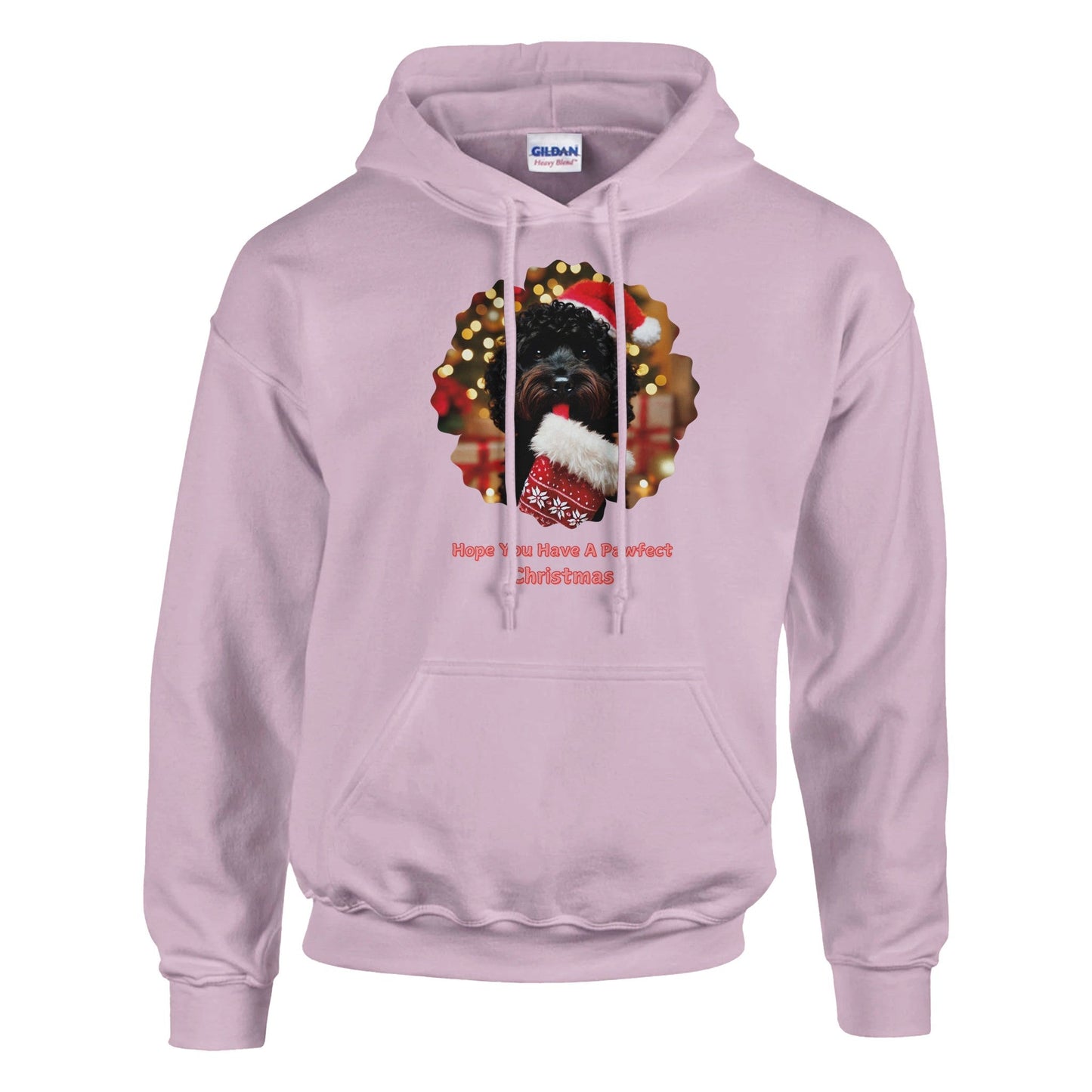Cockapoo Black Christmas Hoodie - Petselfie
