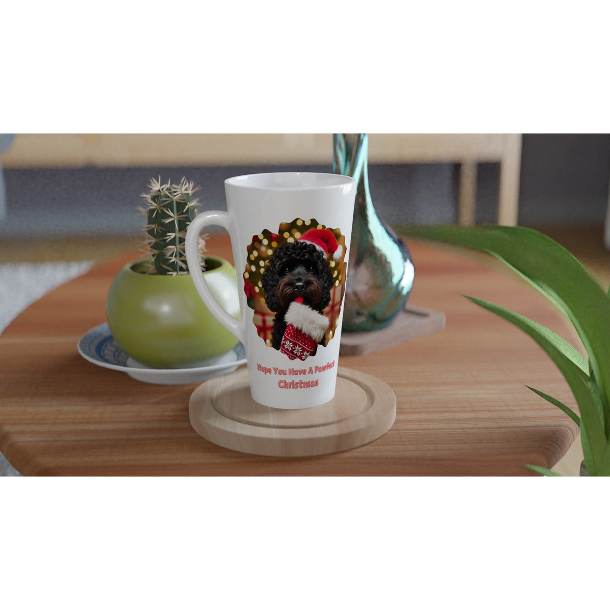 Cockapoo Black Christmas Mug - Petselfie