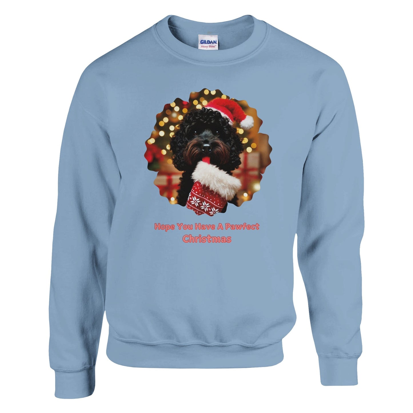Cockapoo Black Christmas Sweatshirt - Petselfie
