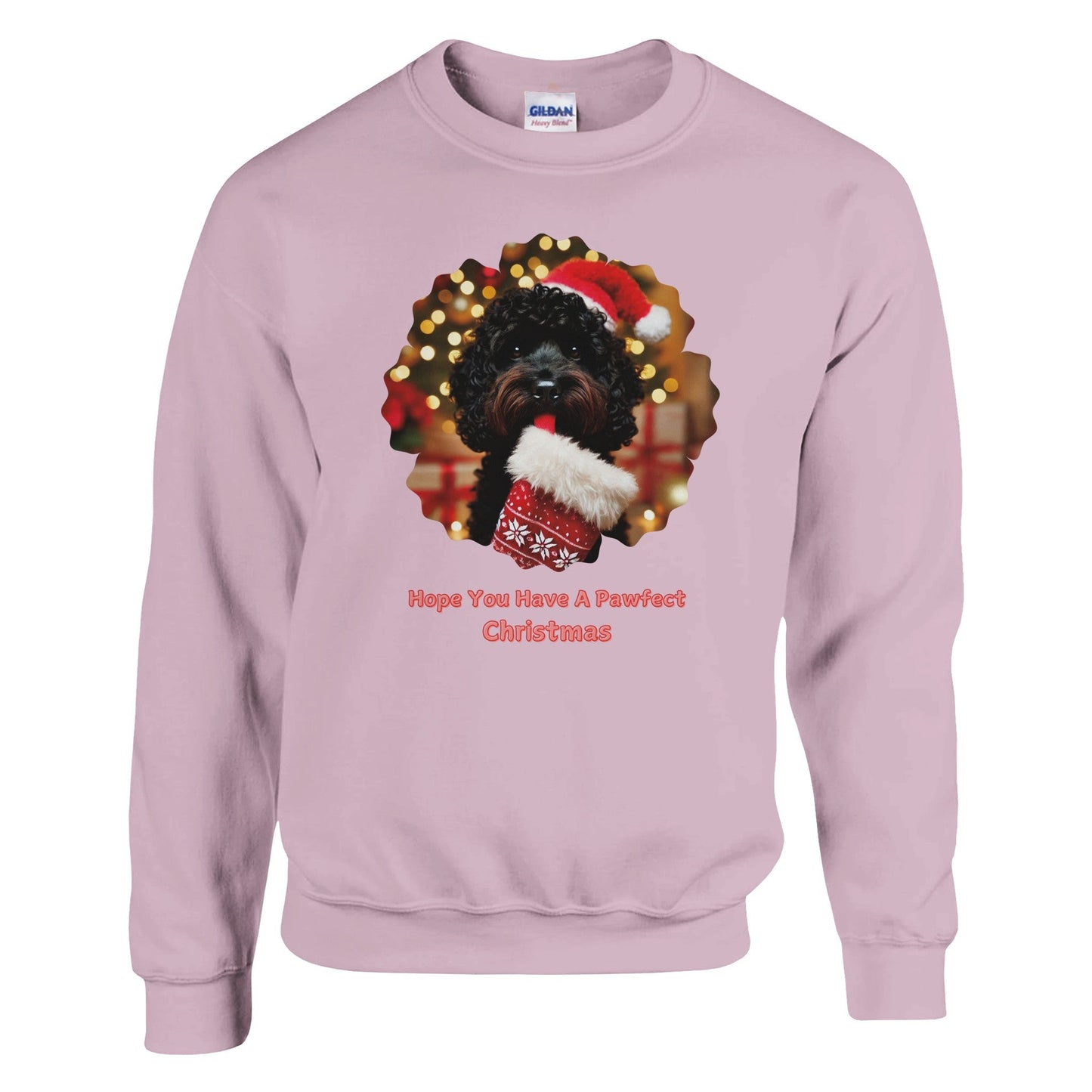 Cockapoo Black Christmas Sweatshirt - Petselfie