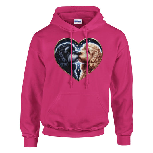 Cockapoo Kissing Valentine Hoodie - Petselfie