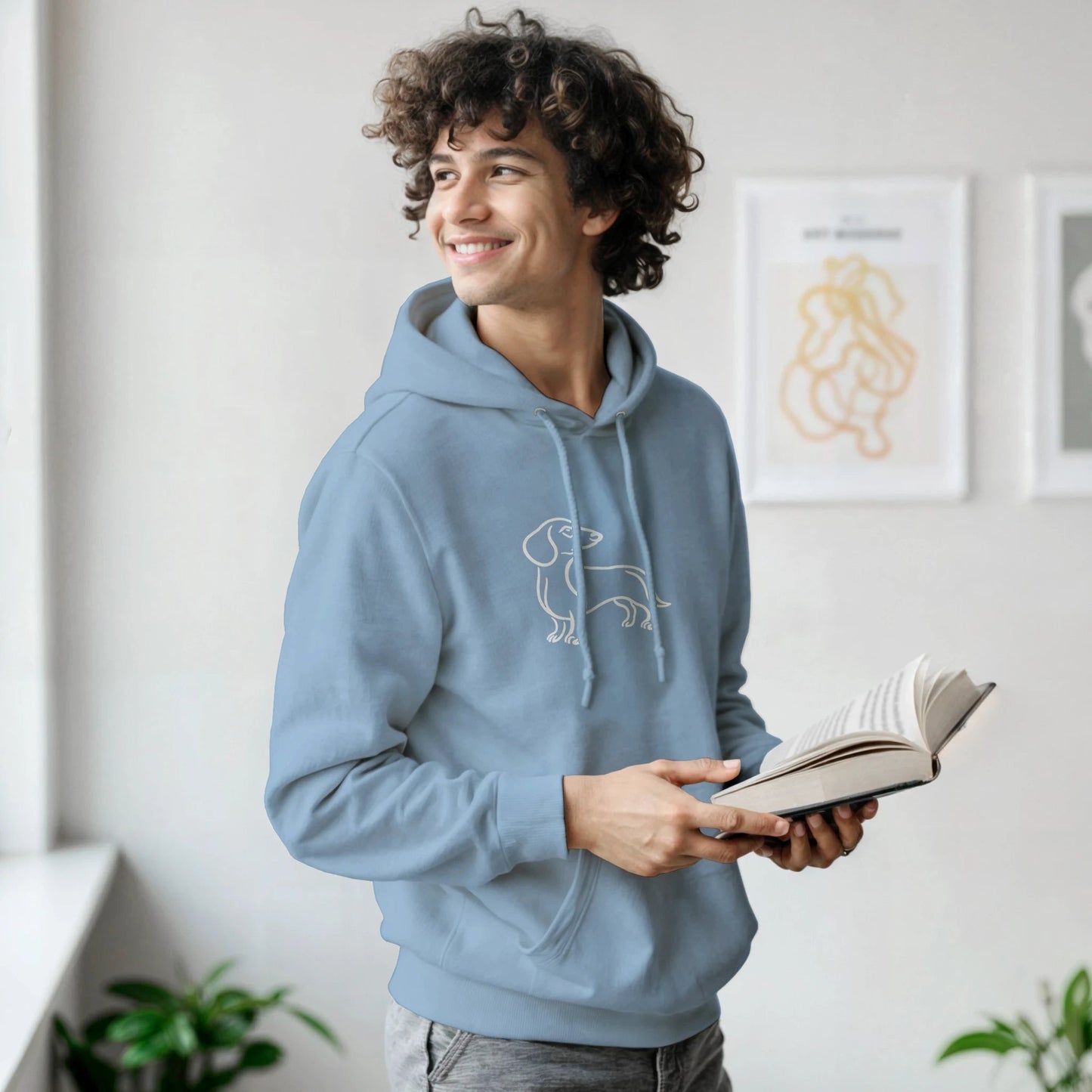 Dachshund Silhouette Hoodie - Petselfie