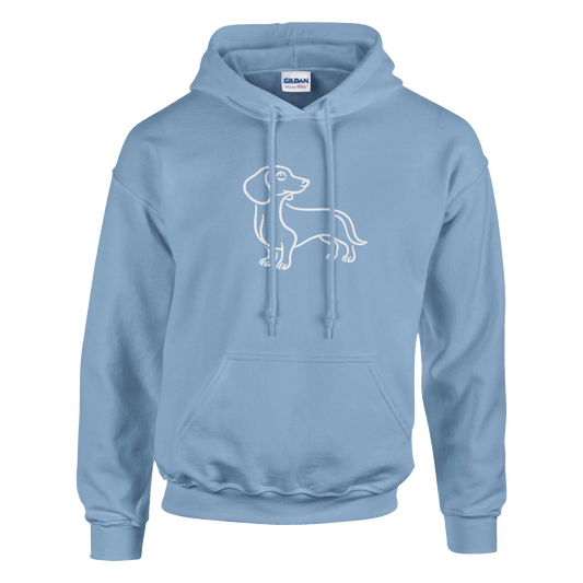 Dachshund Silhouette Hoodie - Petselfie