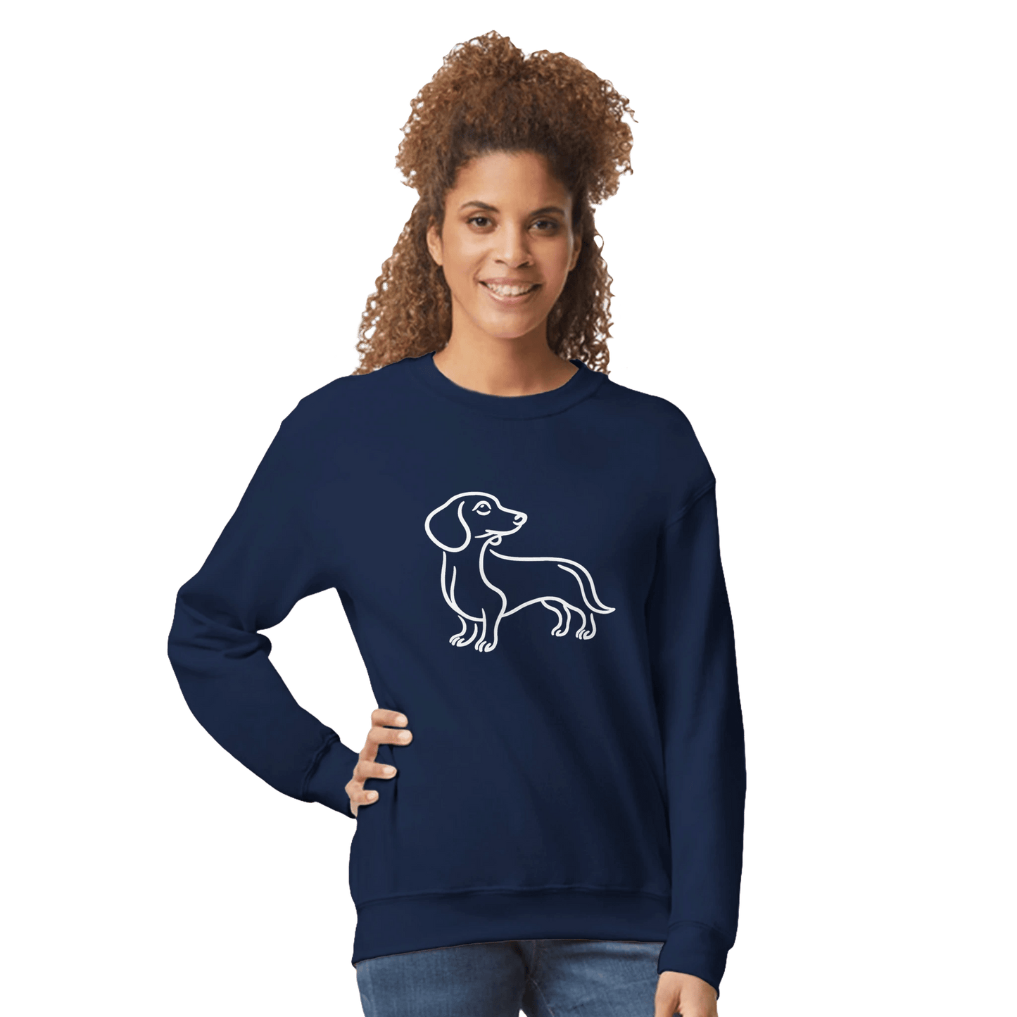 Dachshund Silhouette Sweatshirt - Petselfie
