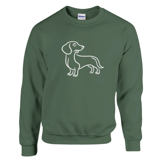 Dachshund Silhouette Sweatshirt - Petselfie