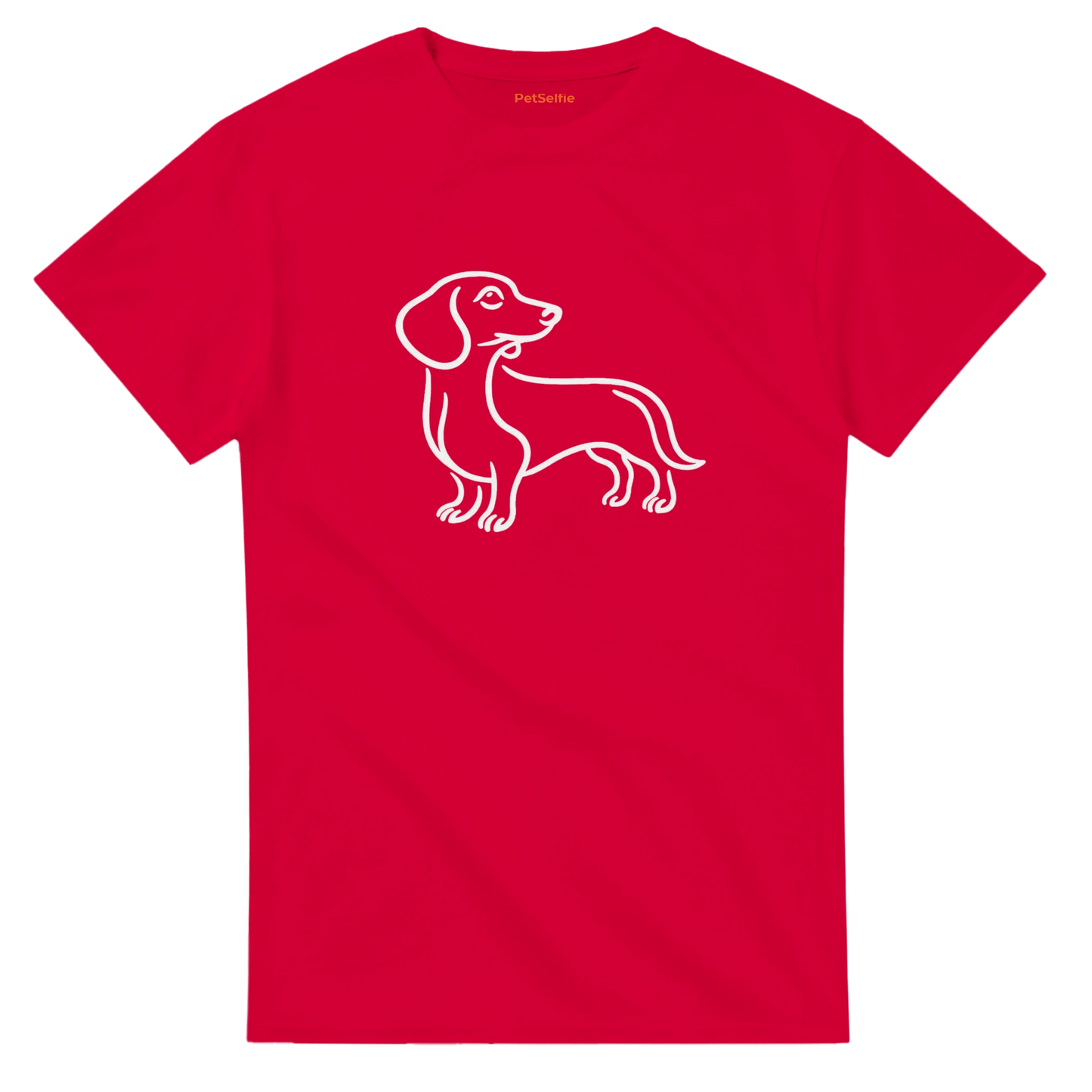 Dachshund Silhouette T-shirt - Petselfie