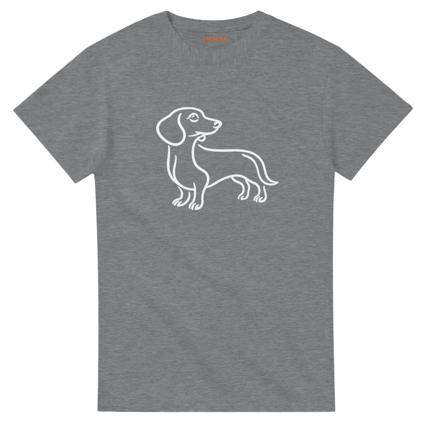 Dachshund Silhouette T-shirt - Petselfie