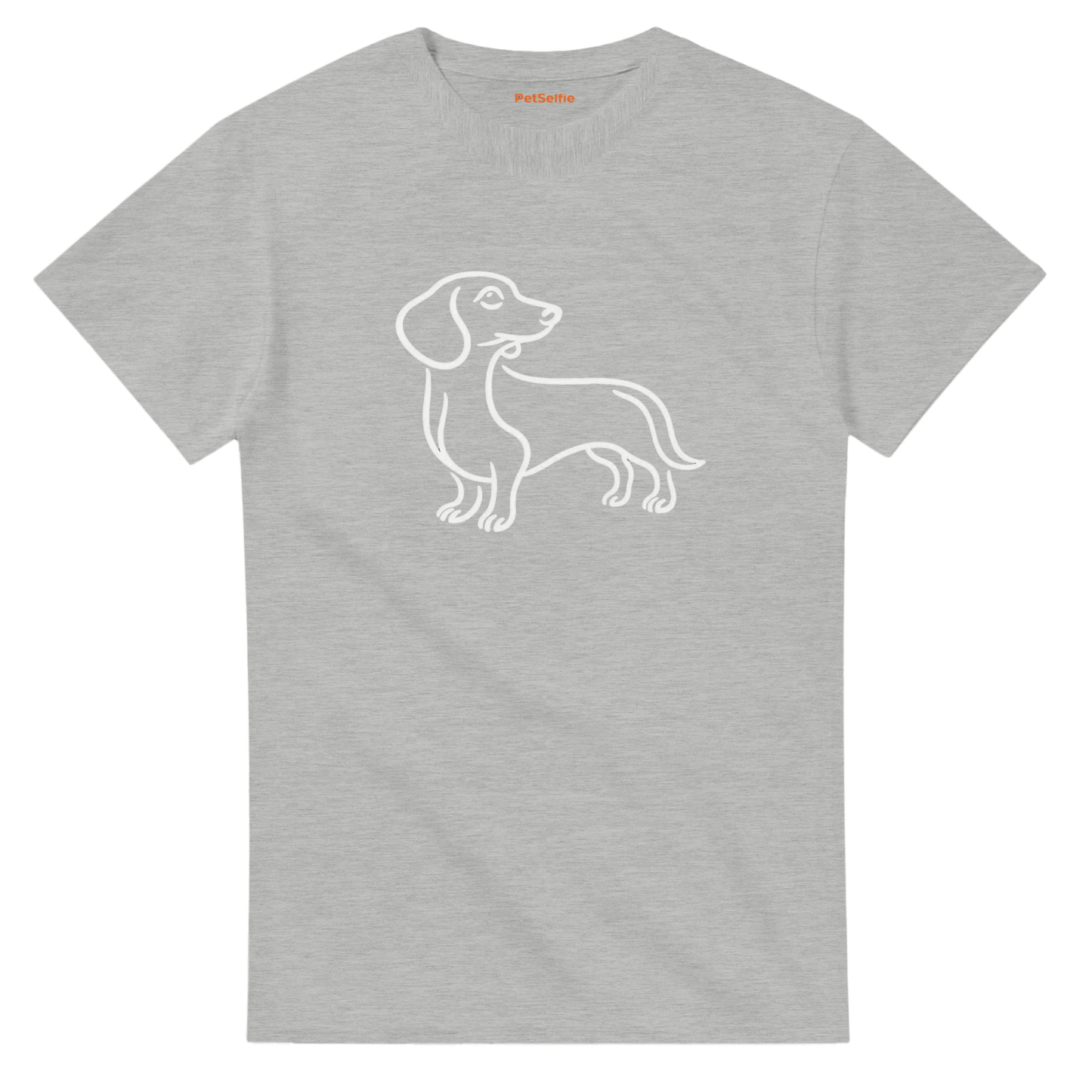 Dachshund Silhouette T-shirt - Petselfie