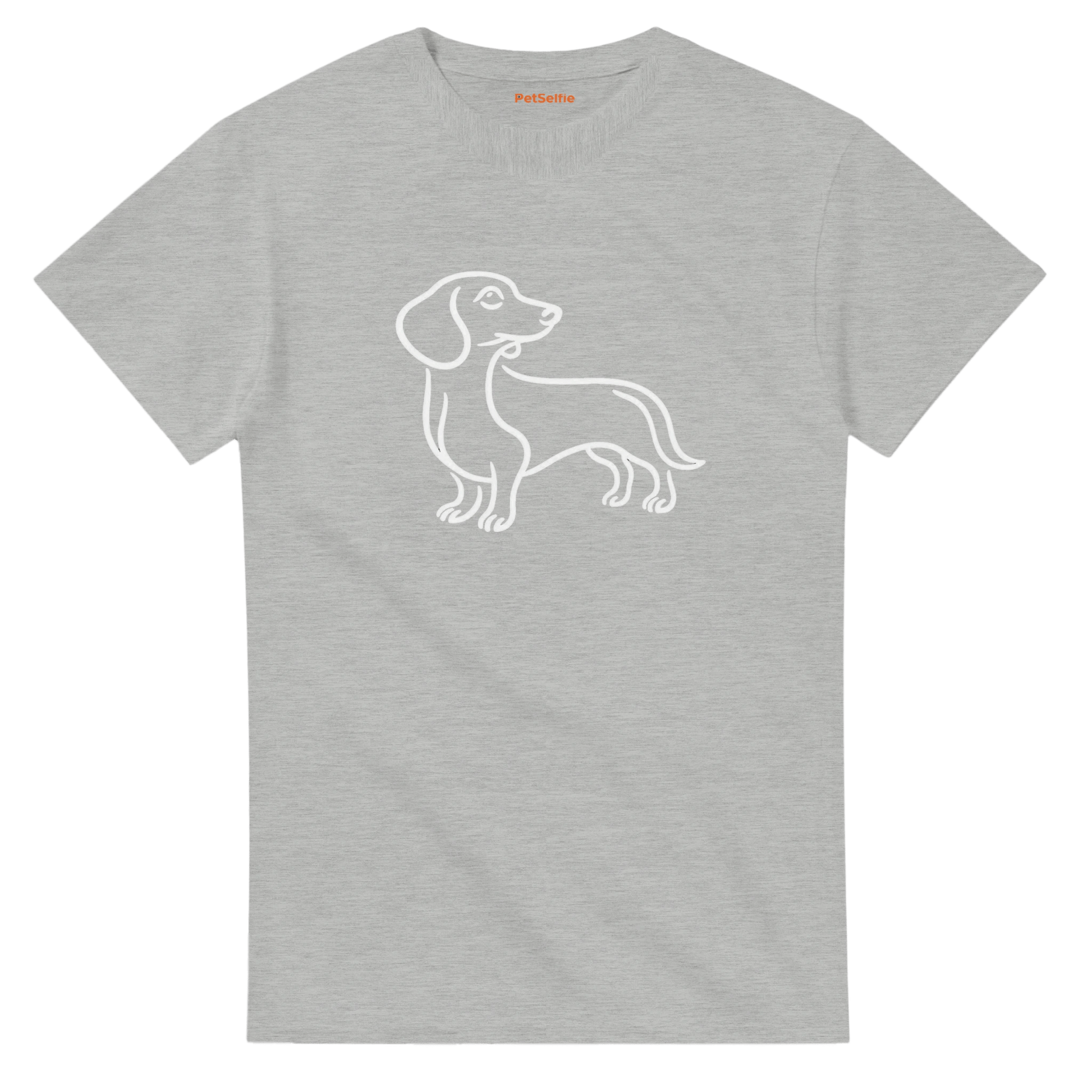 Dachshund Silhouette T-shirt - Petselfie