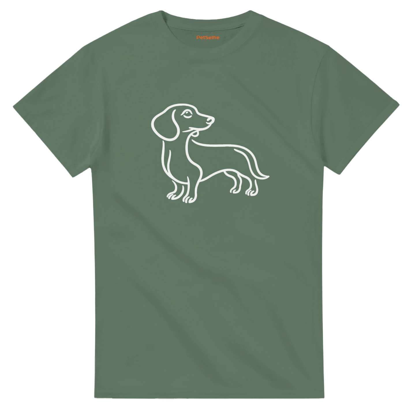 Dachshund Silhouette T-shirt - Petselfie