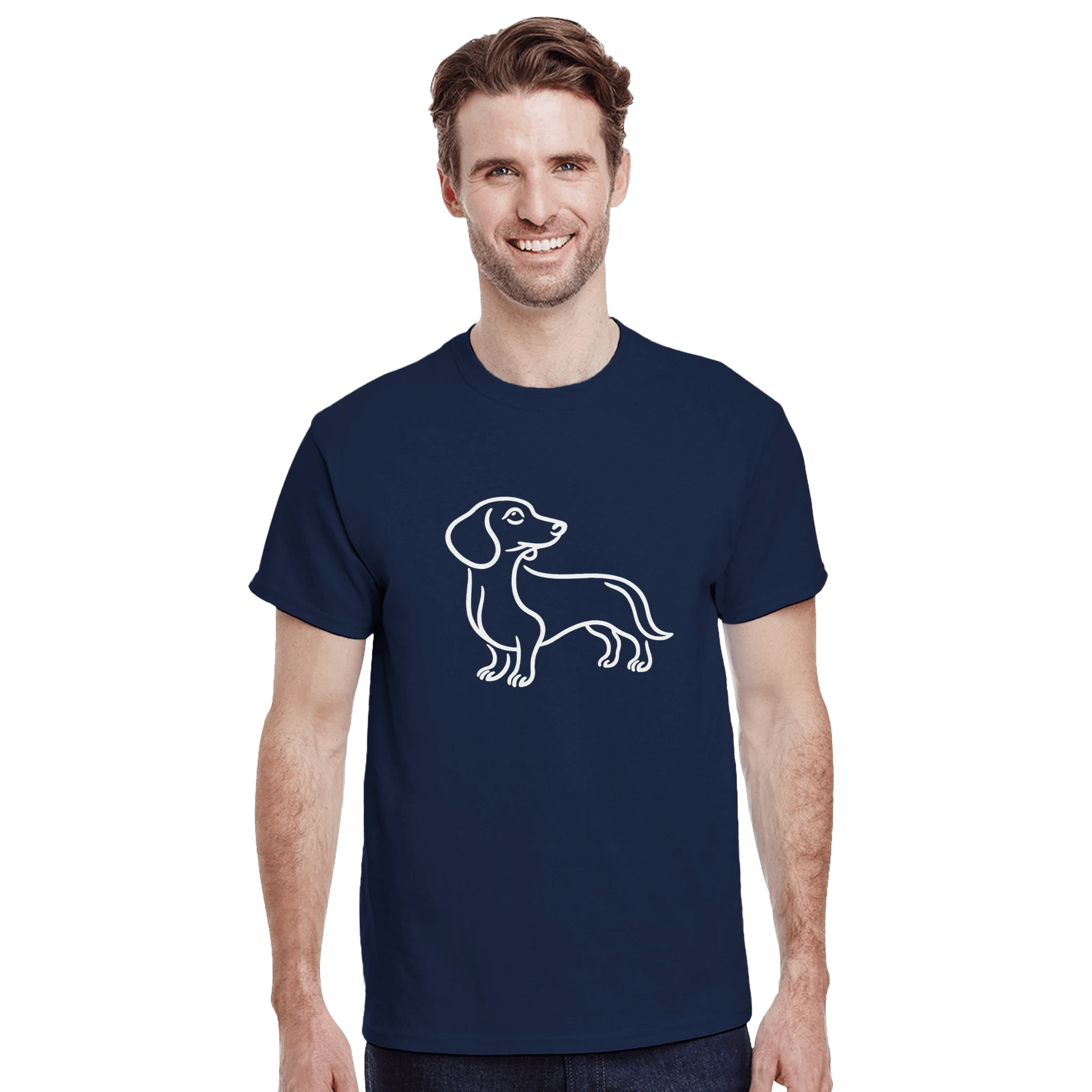 Dachshund Silhouette T-shirt - Petselfie