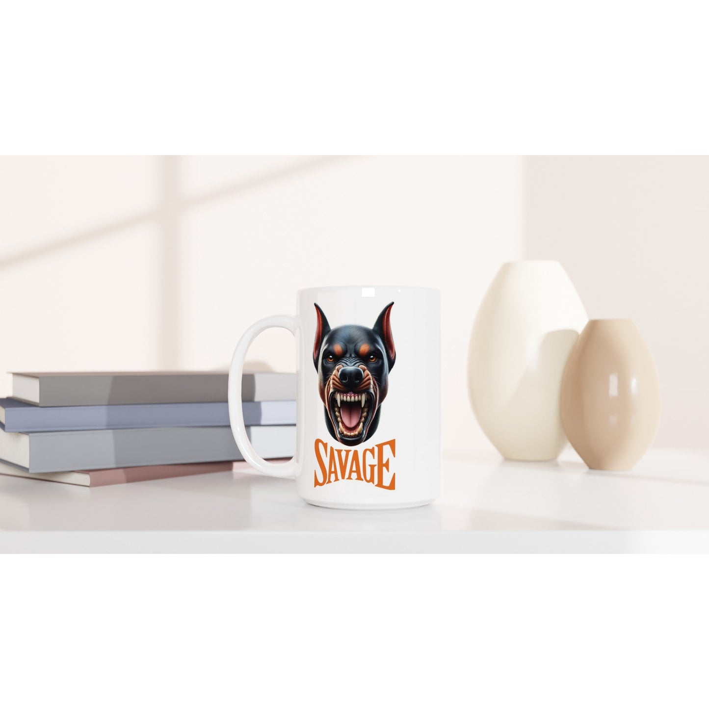 Doberman Pinscher SAVAGE Mug - Petselfie