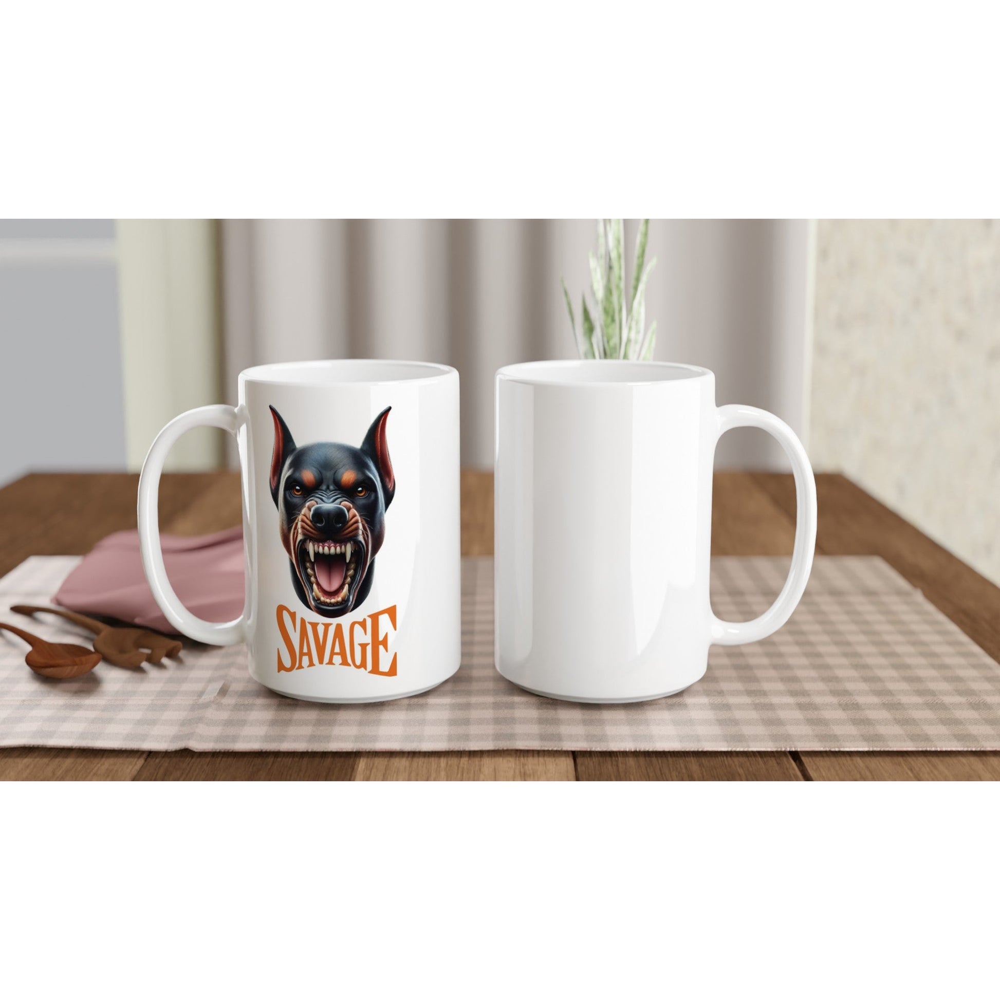 Doberman Pinscher SAVAGE Mug - Petselfie