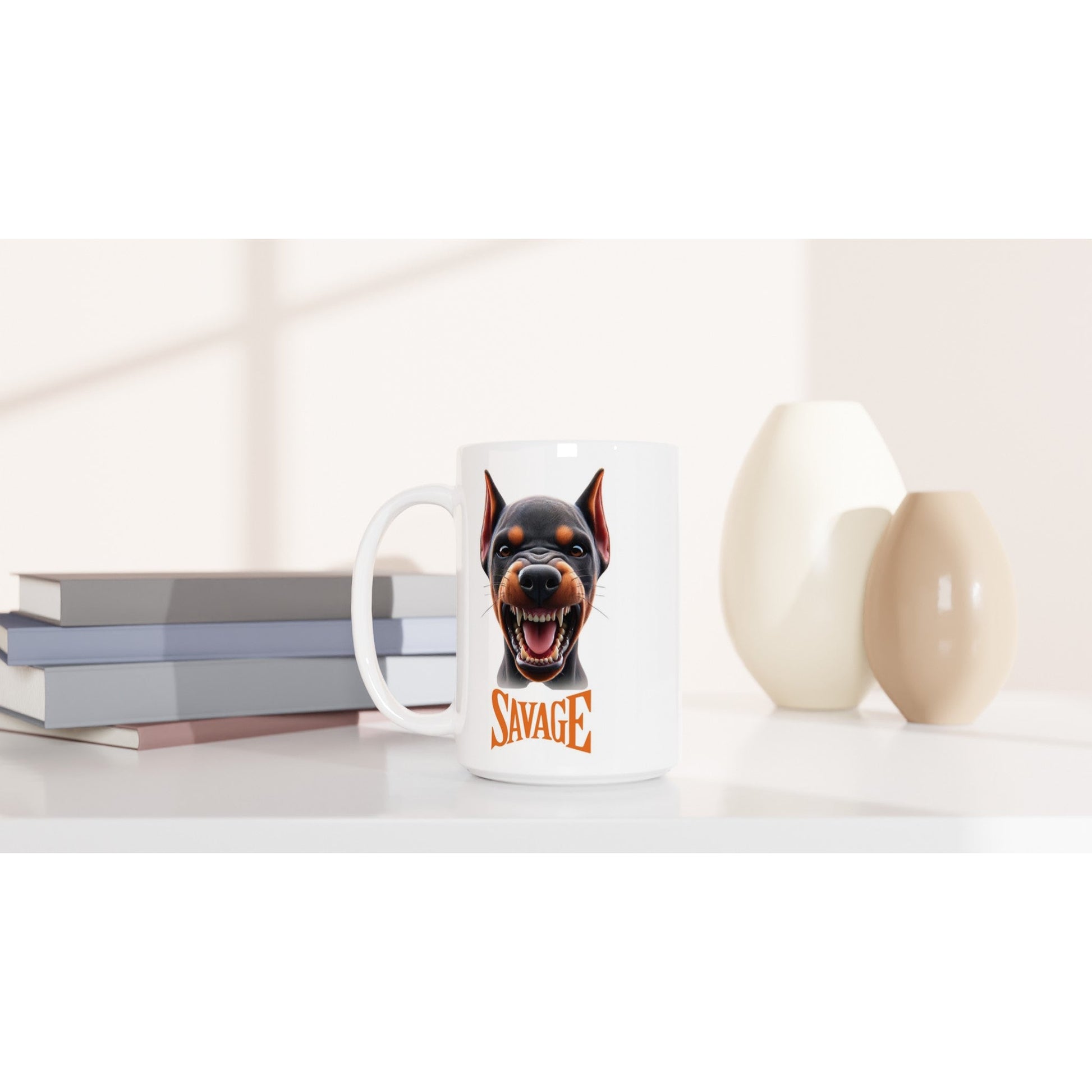 Doberman Puppy SAVAGE Mug - Petselfie