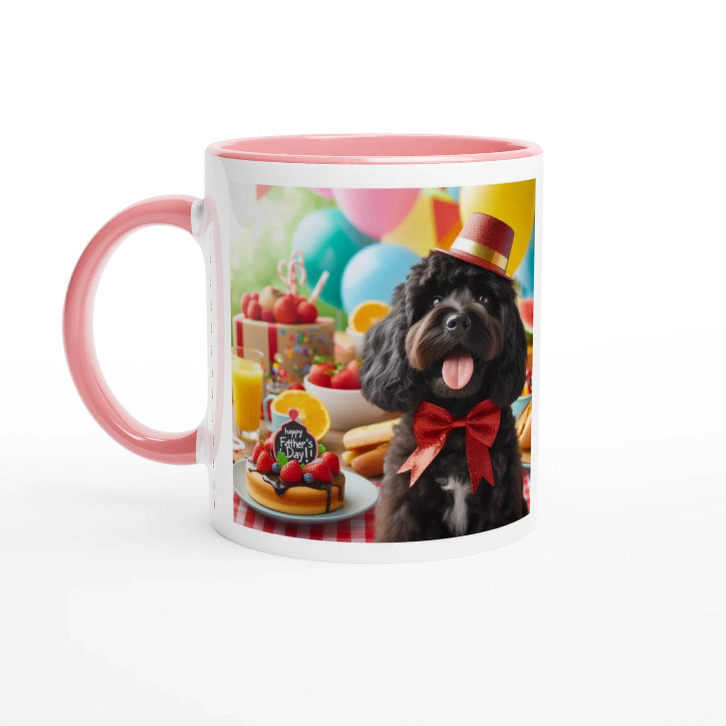 Fathers Day Black Cockapoo Mug - Petselfie