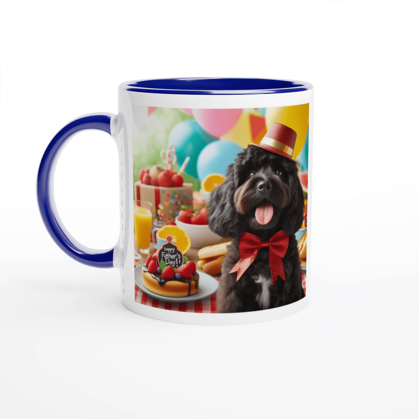 Fathers Day Black Cockapoo Mug - Petselfie