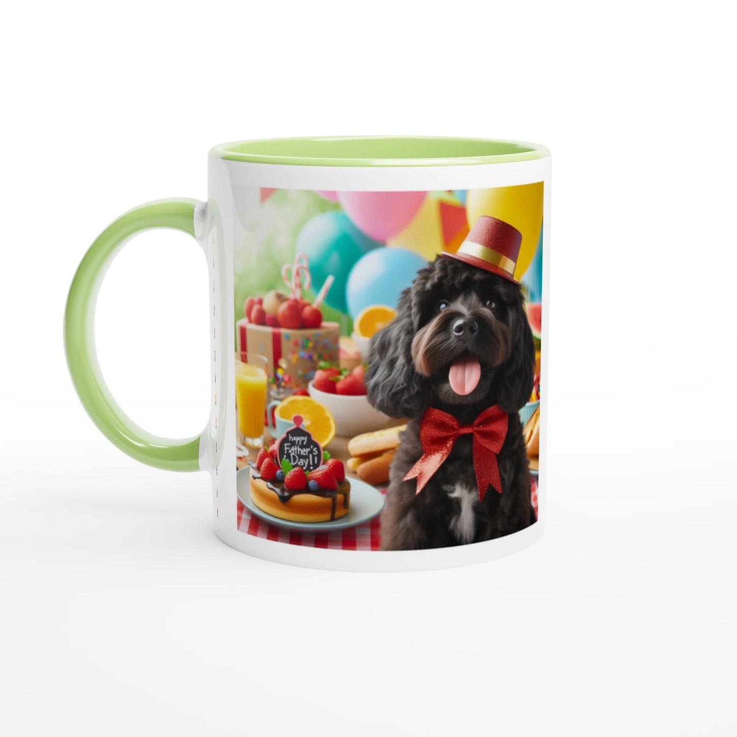 Fathers Day Black Cockapoo Mug - Petselfie
