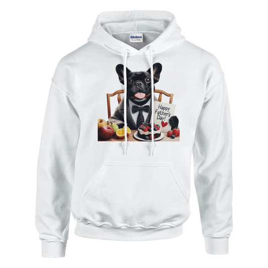 Fathers Day Black French Bulldog Hoodie - Petselfie