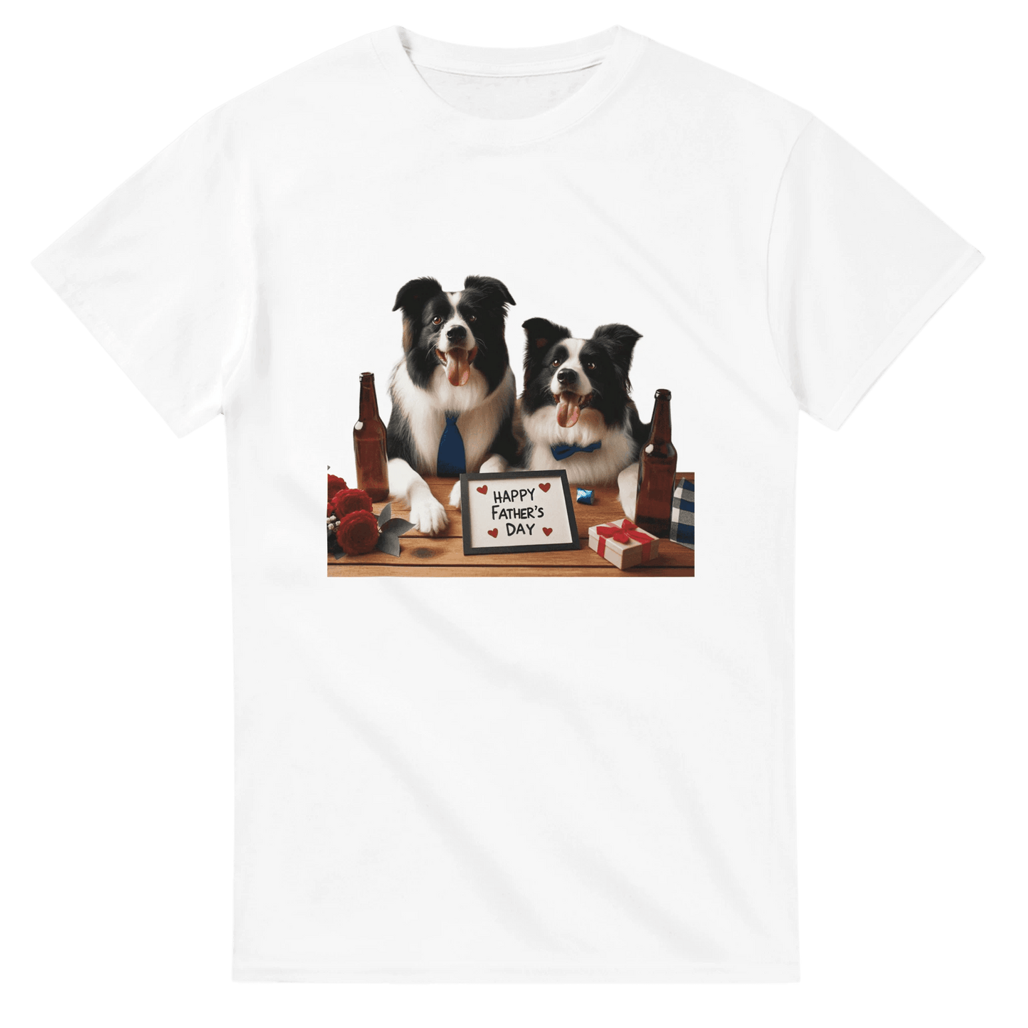 Fathers Day Border Collie T-shirt - Petselfie