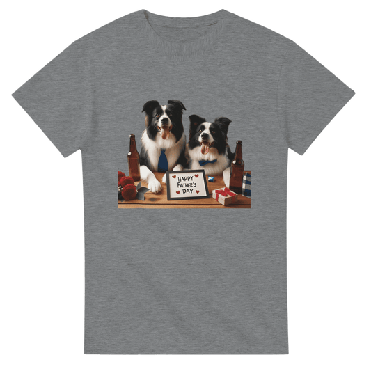 Fathers Day Border Collie T-shirt - Petselfie