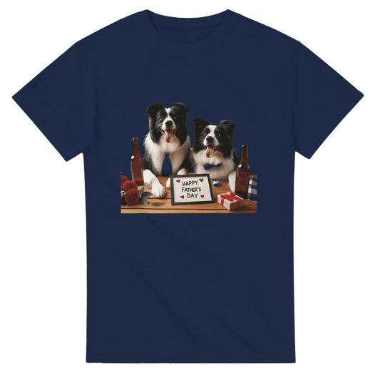 Fathers Day Border Collie T-shirt - Petselfie