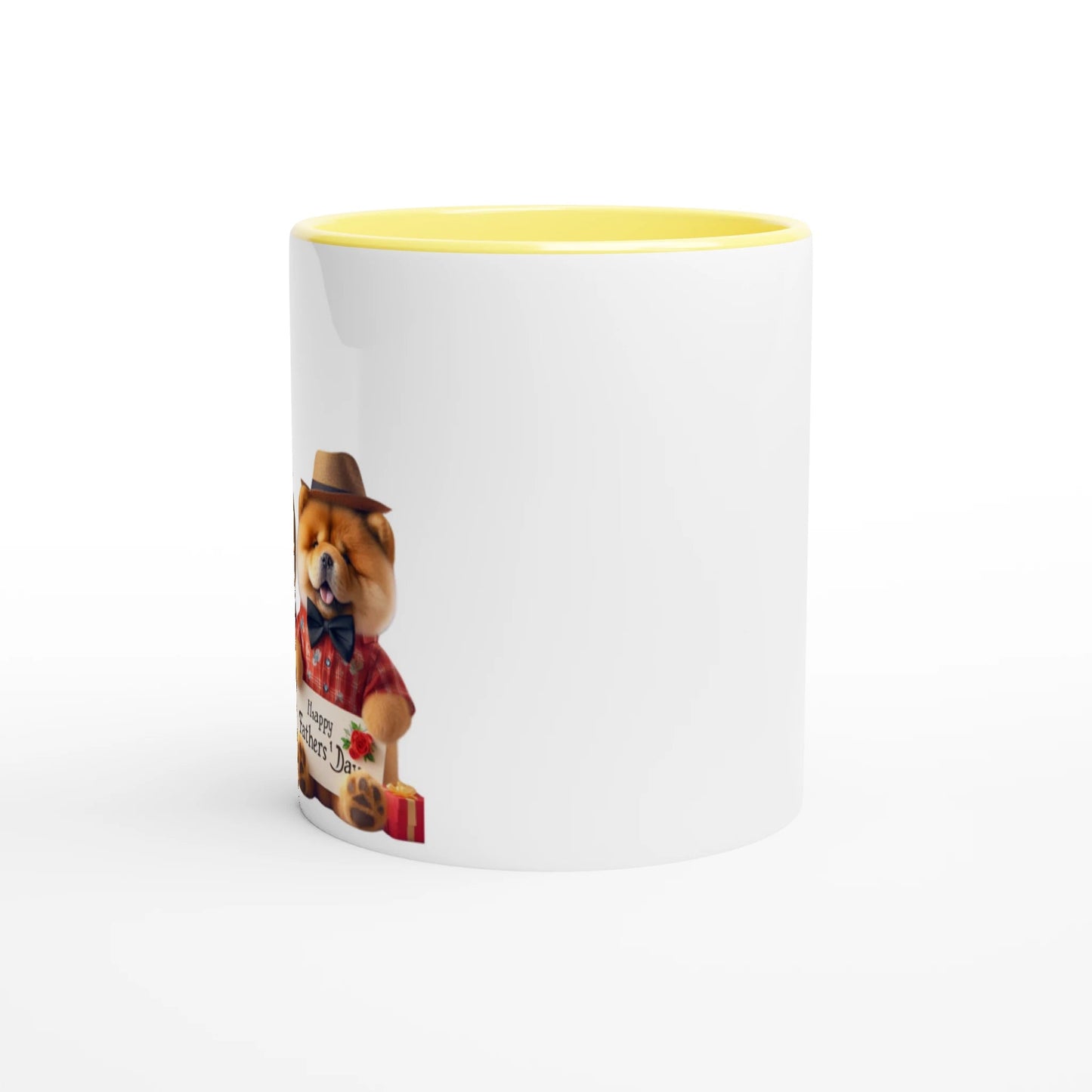 Fathers Day Chow Chow Mug with Colour Inside - Petselfie