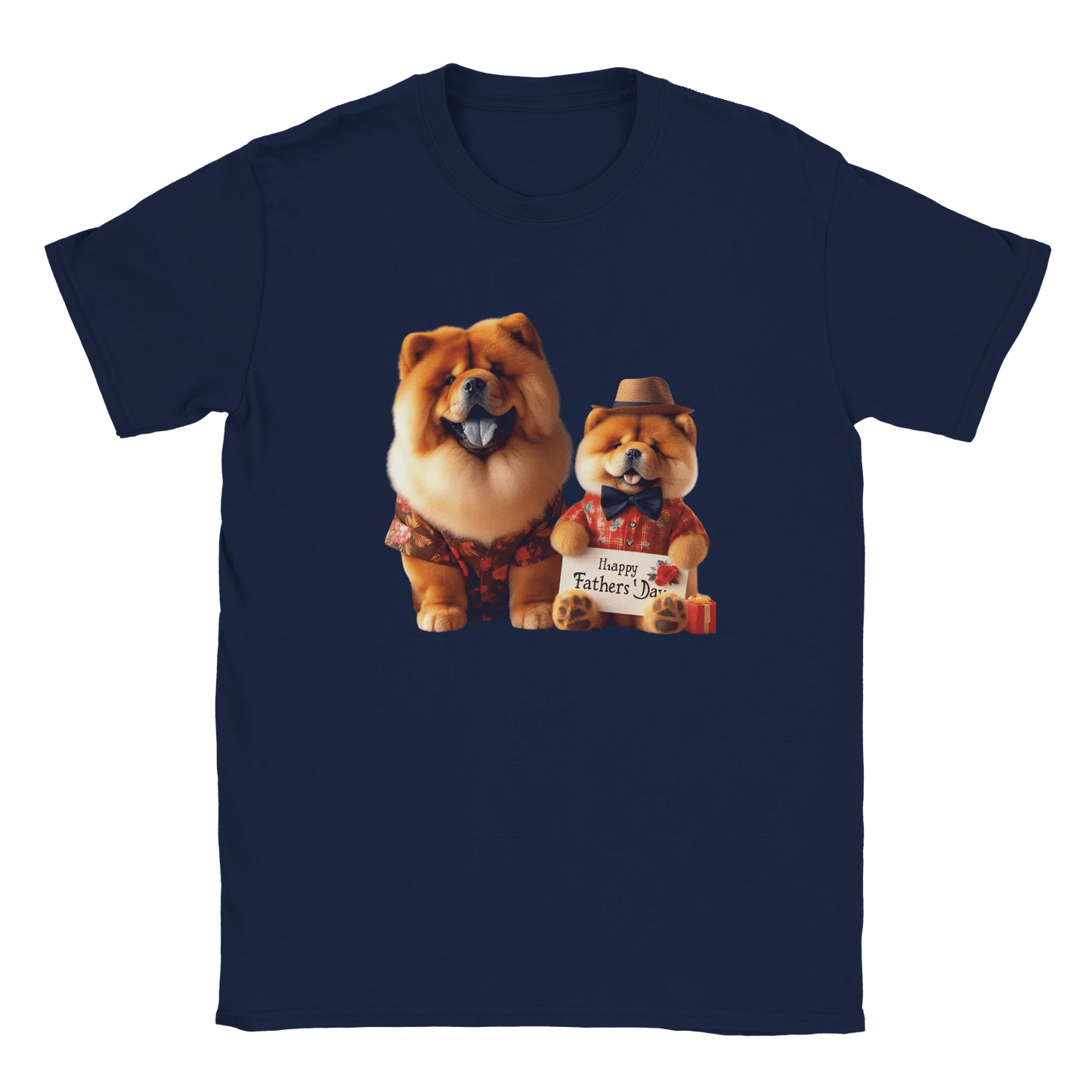 Fathers Day Chow Chow T-shirt - Petselfie