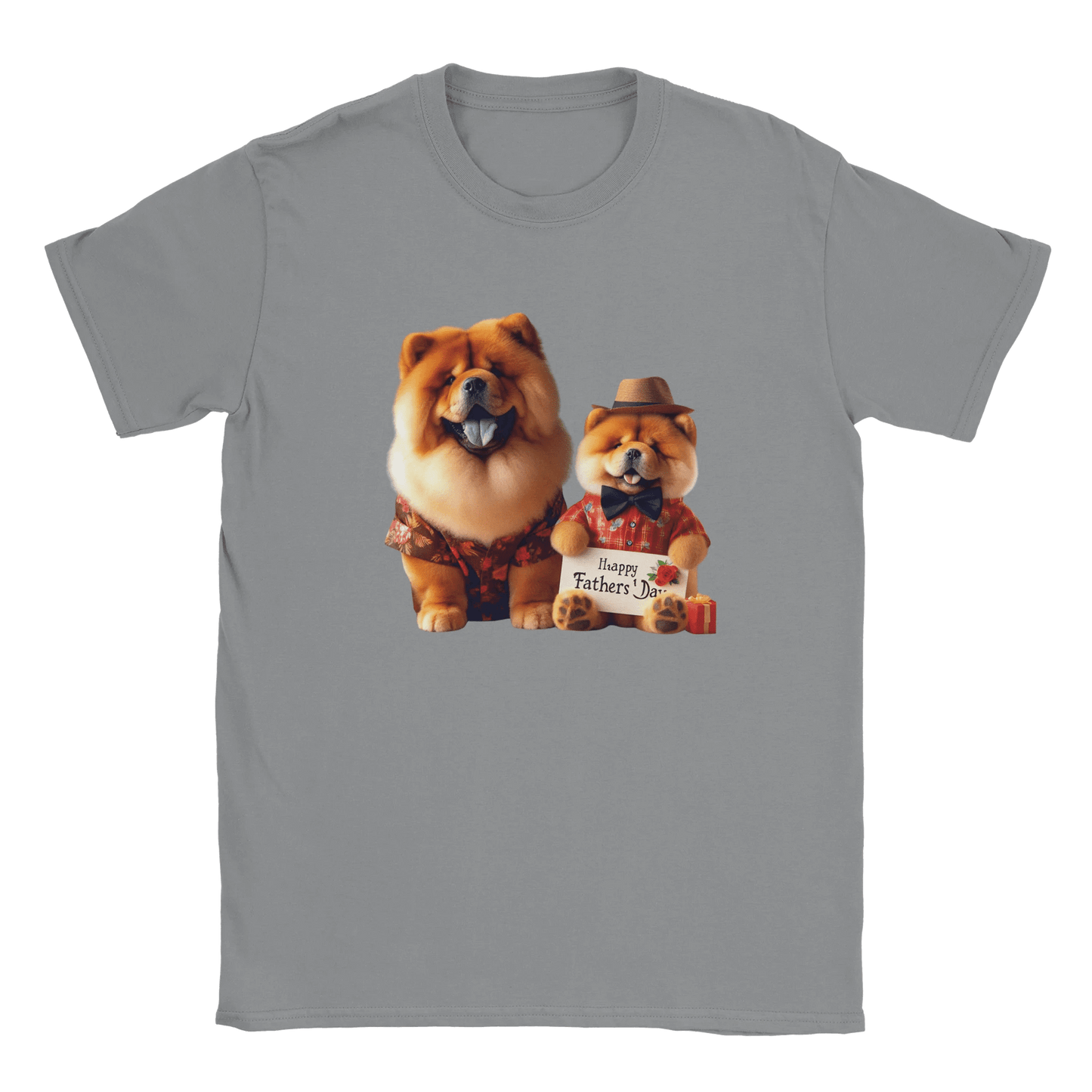 Fathers Day Chow Chow T-shirt - Petselfie