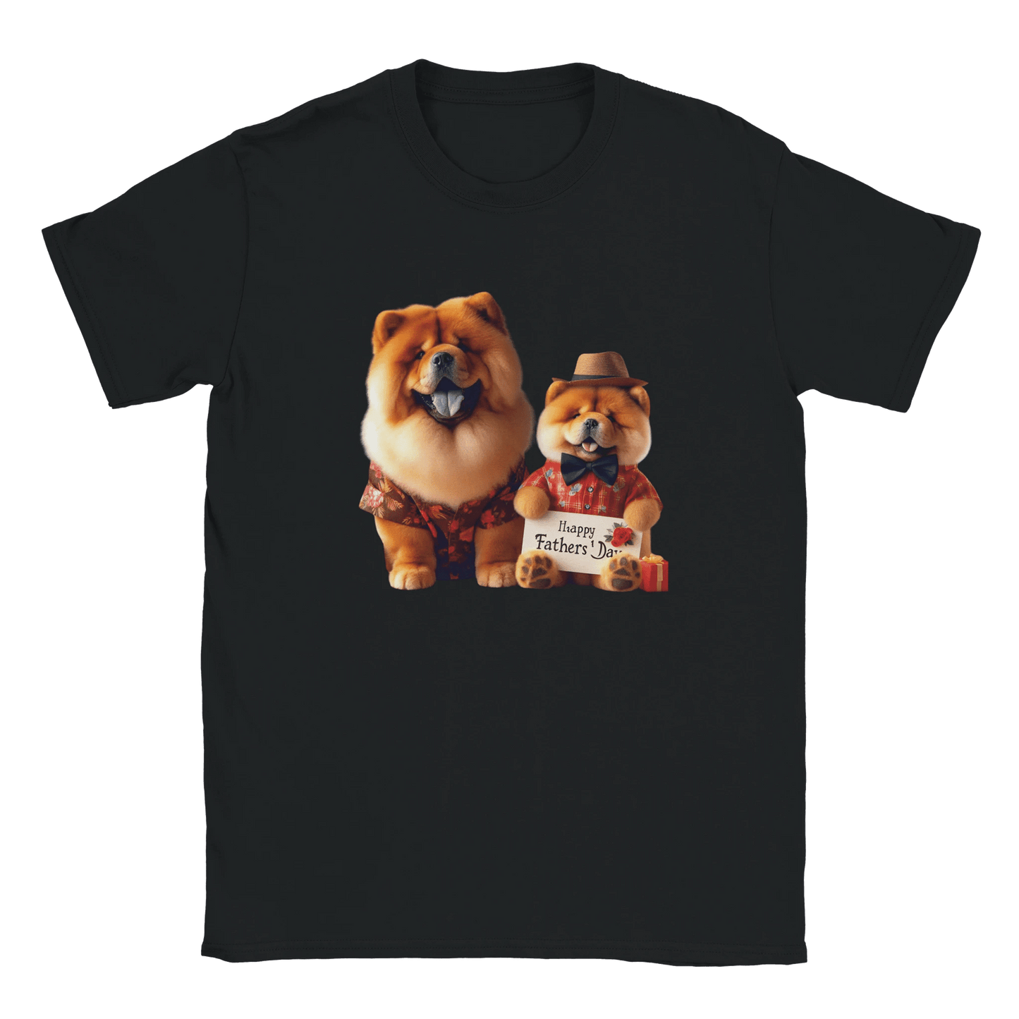 Fathers Day Chow Chow T-shirt - Petselfie