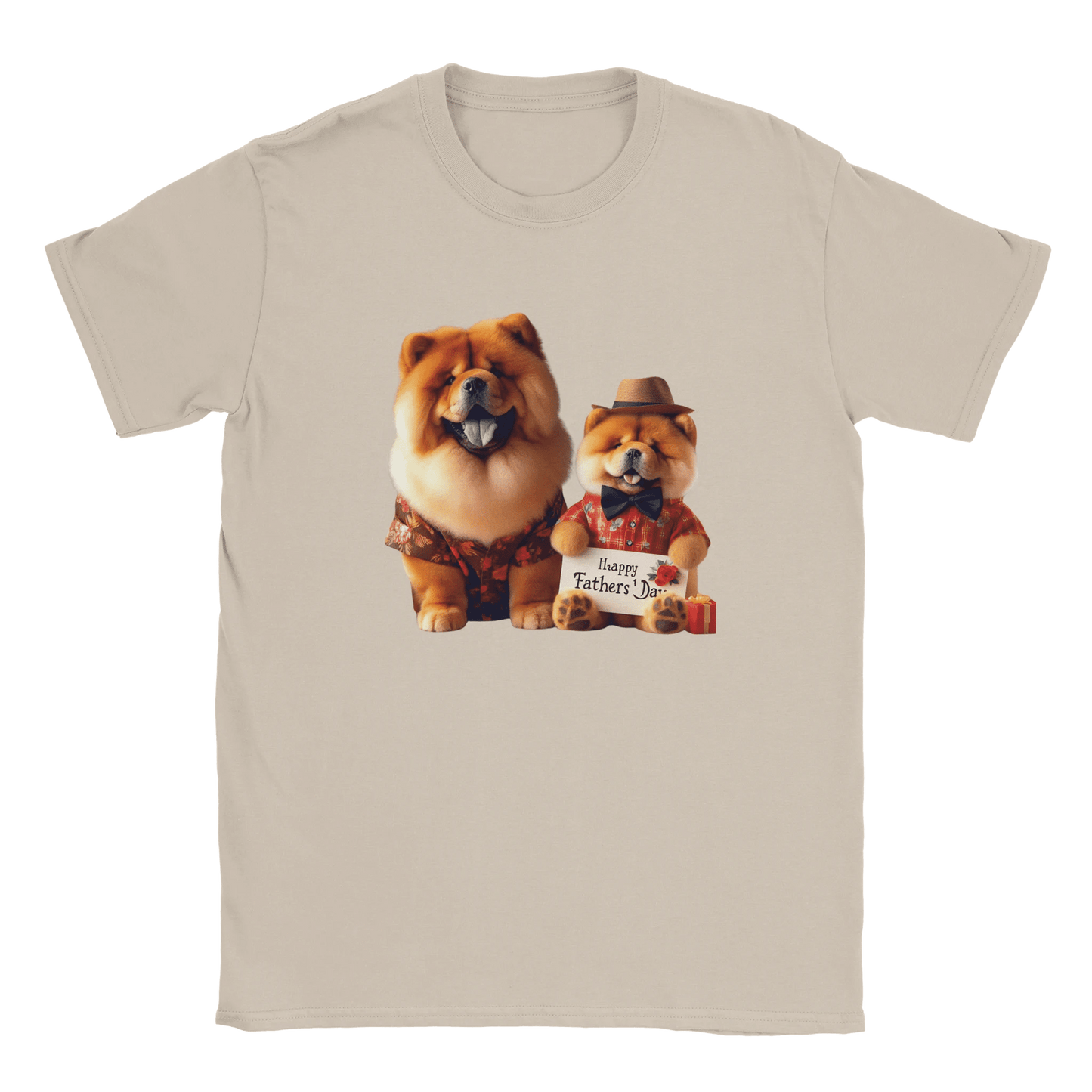 Fathers Day Chow Chow T-shirt - Petselfie