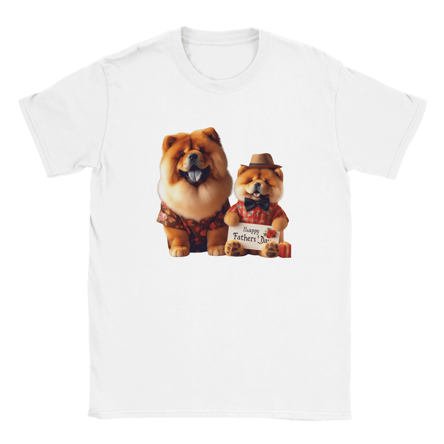 Fathers Day Chow Chow T-shirt - Petselfie