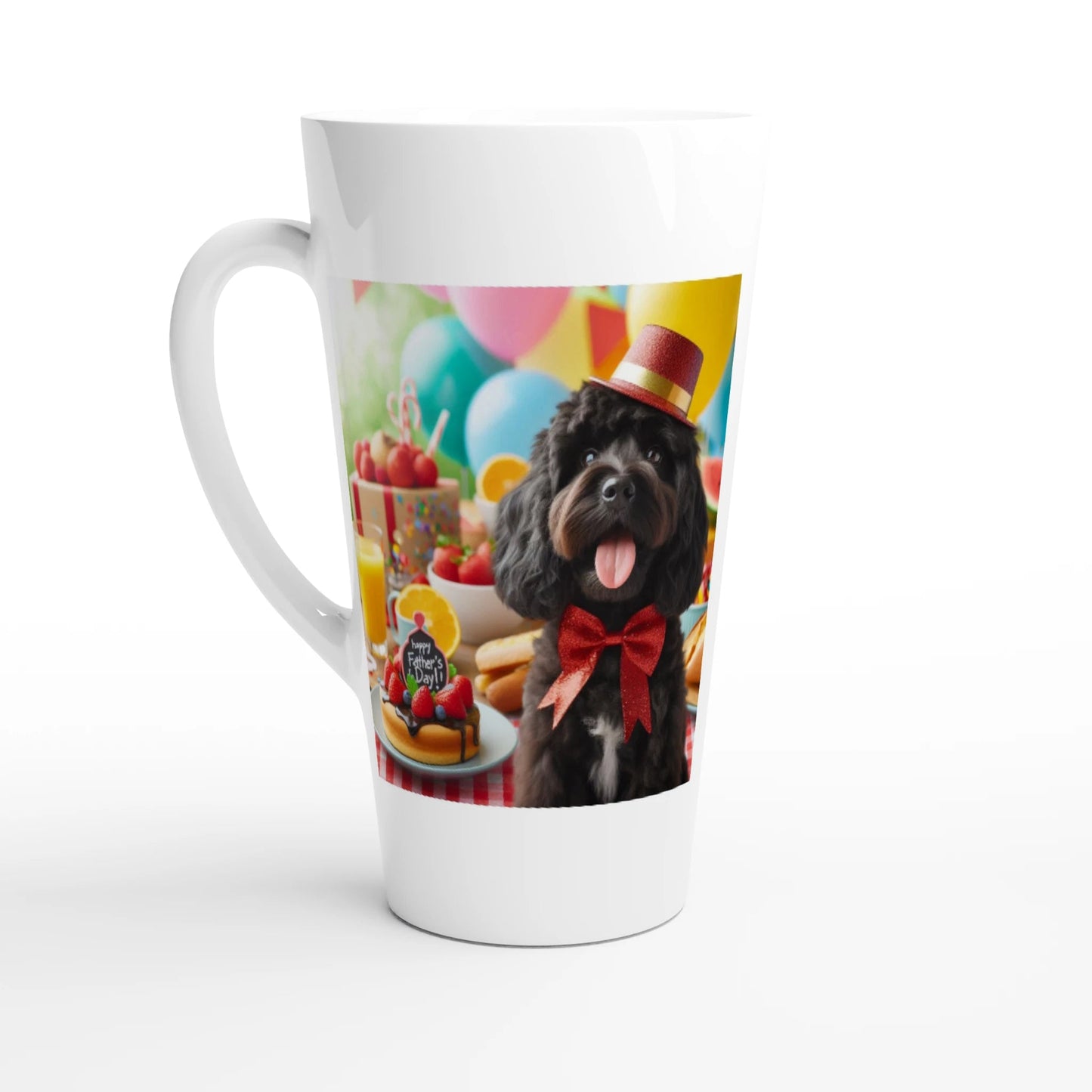 Fathers day cockapoo Latte Mug - Petselfie