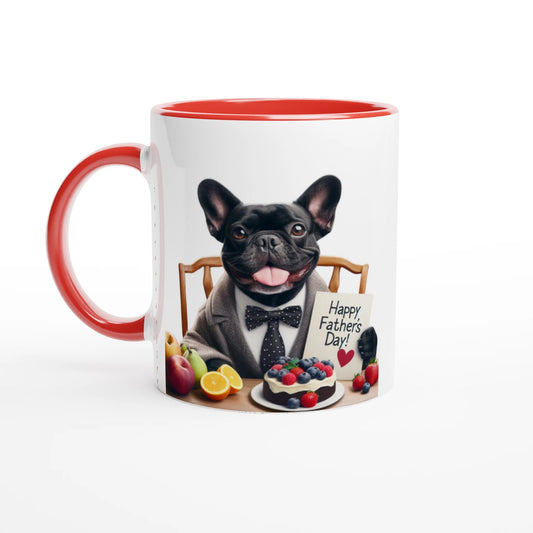 Fathers Day French Bulldog Ceramic Mug - Petselfie