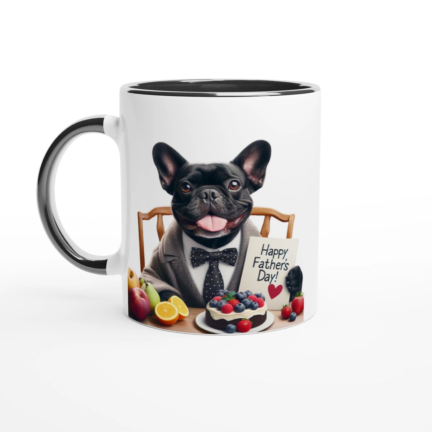 Fathers Day French Bulldog Ceramic Mug - Petselfie