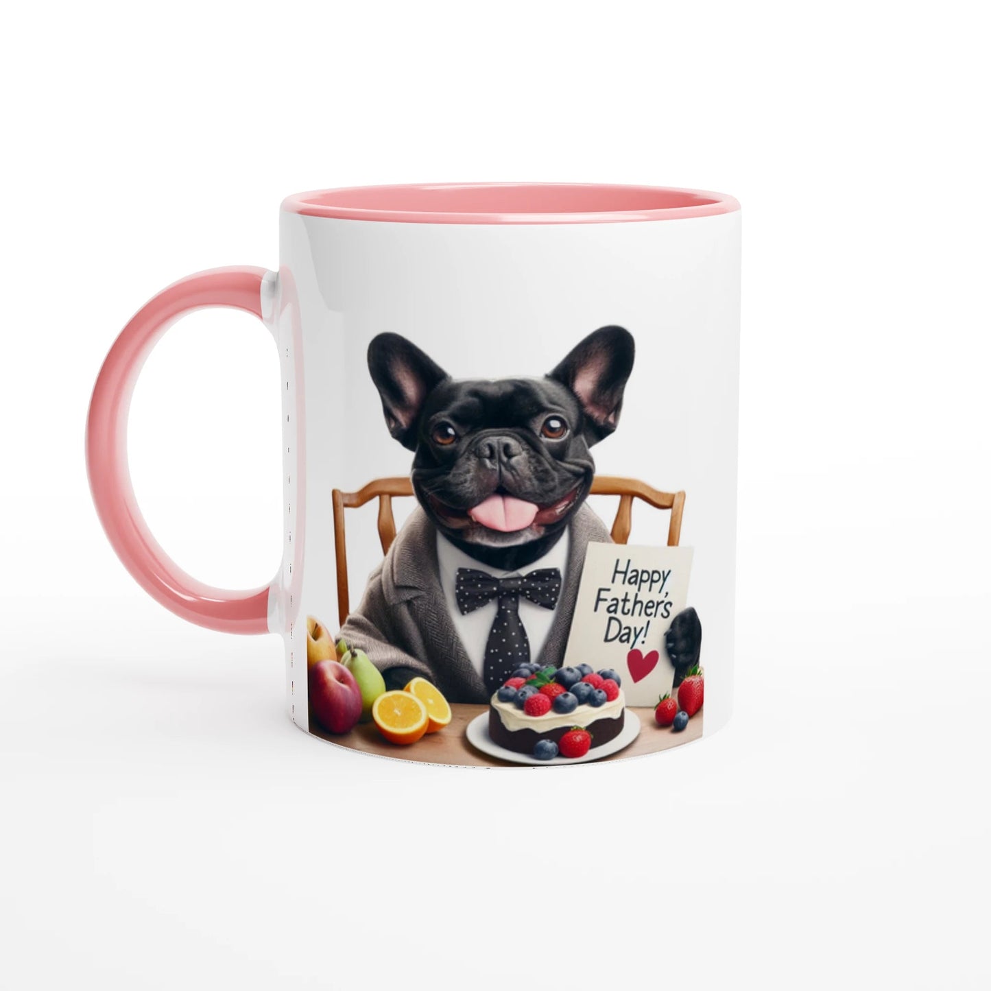 Fathers Day French Bulldog Ceramic Mug - Petselfie