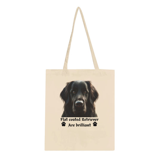 Flat coated Retriever Tote Bag - PetSelfie - Petselfie
