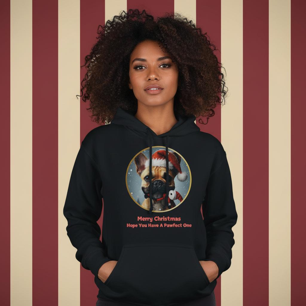 French bulldog Christmas Hoodie - Petselfie