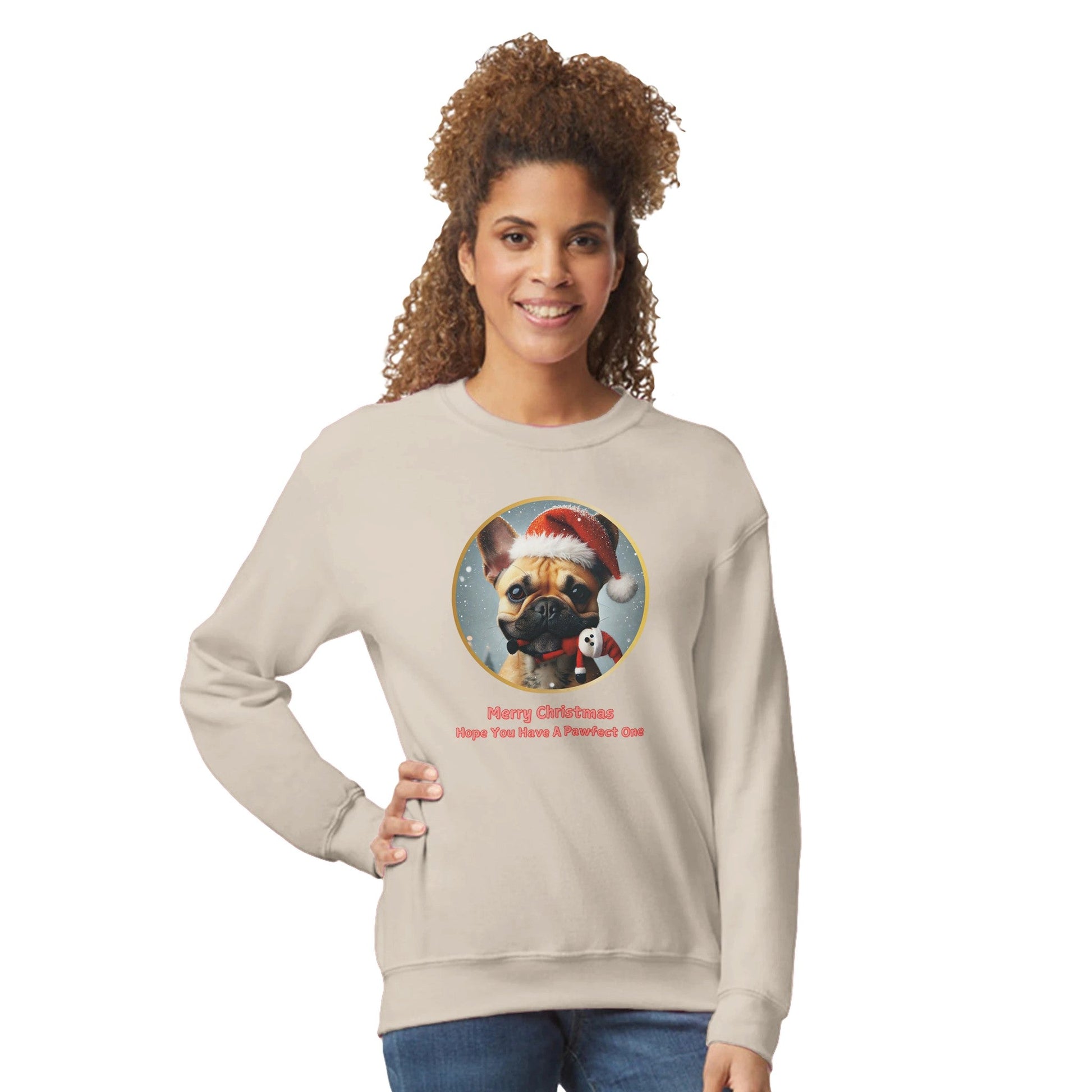 French bulldog Christmas Sweatshirt - Petselfie