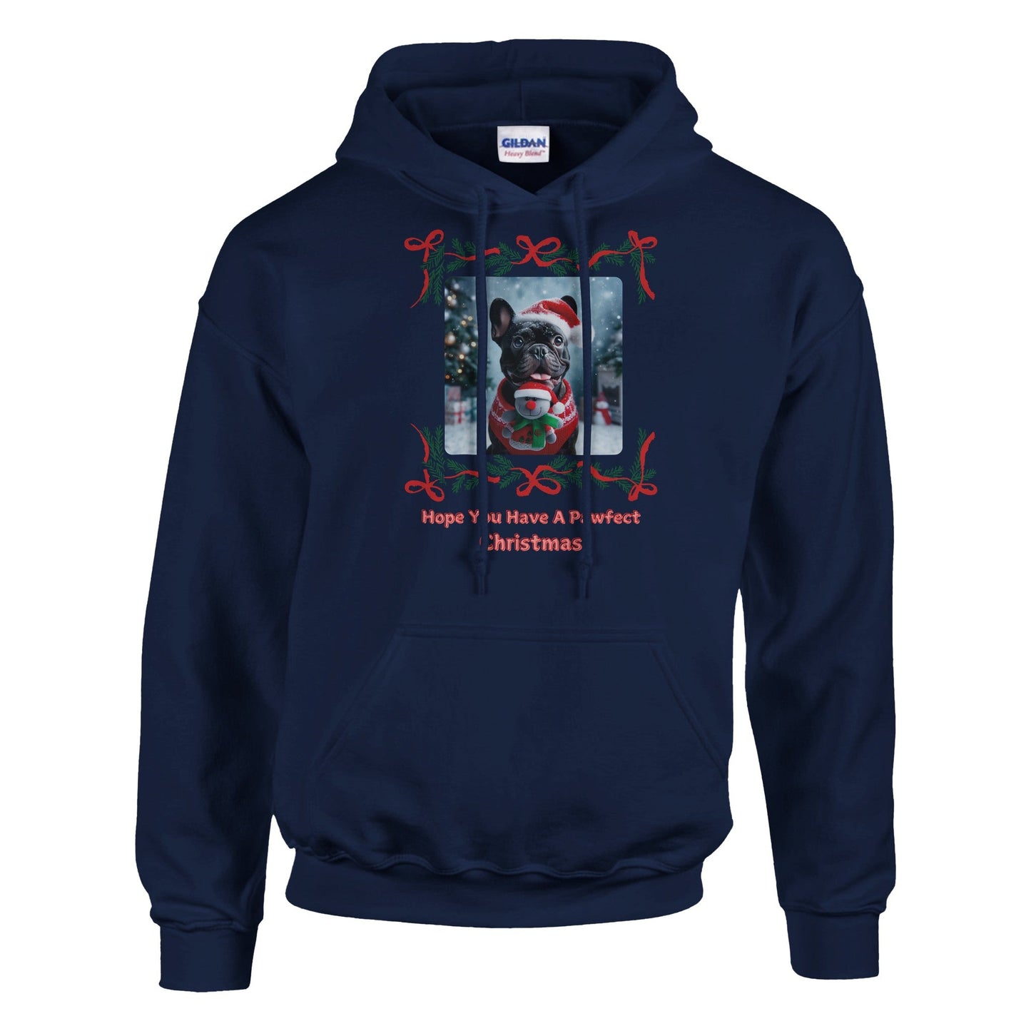 Frenchie Christmas Hoodie - Petselfie