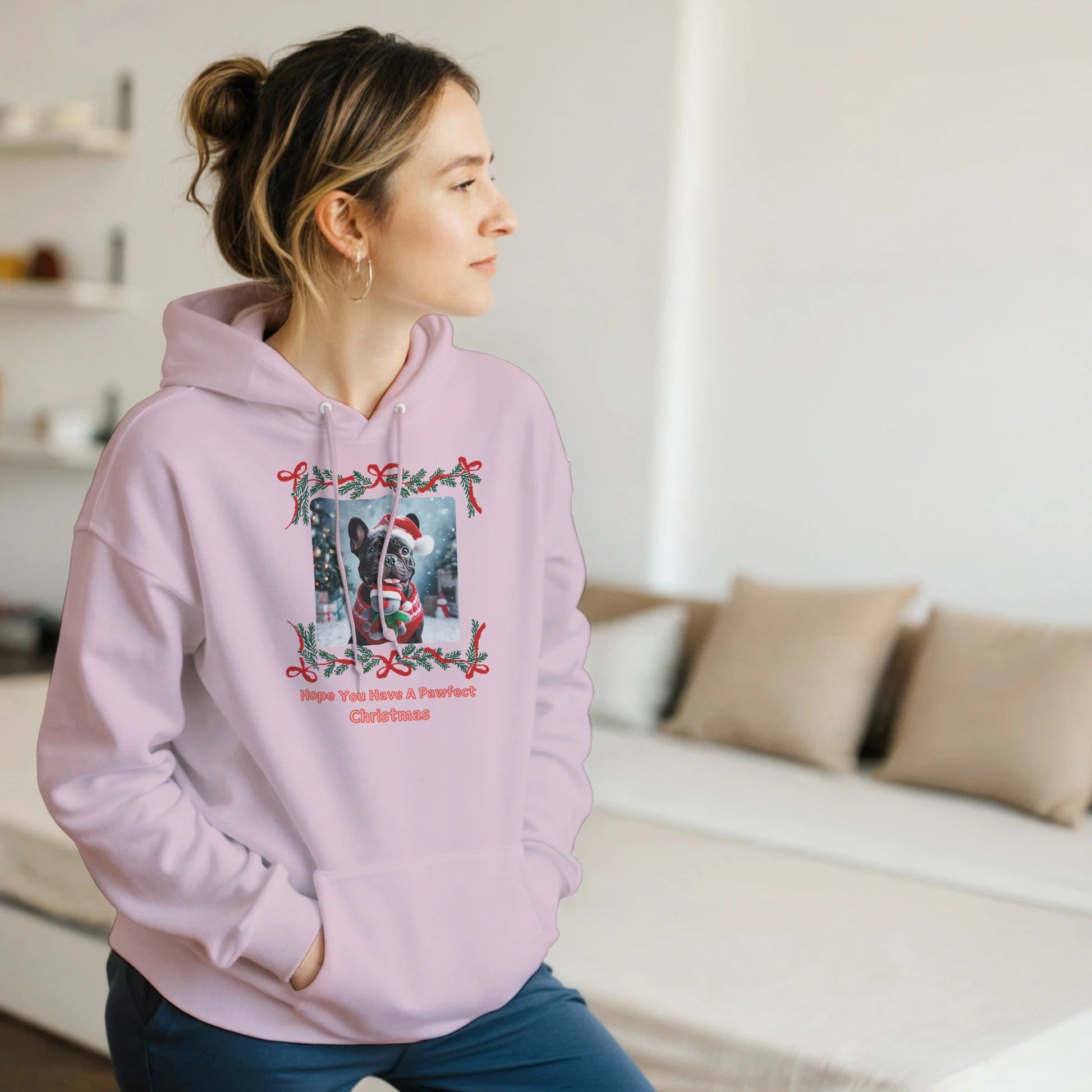 Frenchie Christmas Hoodie - Petselfie